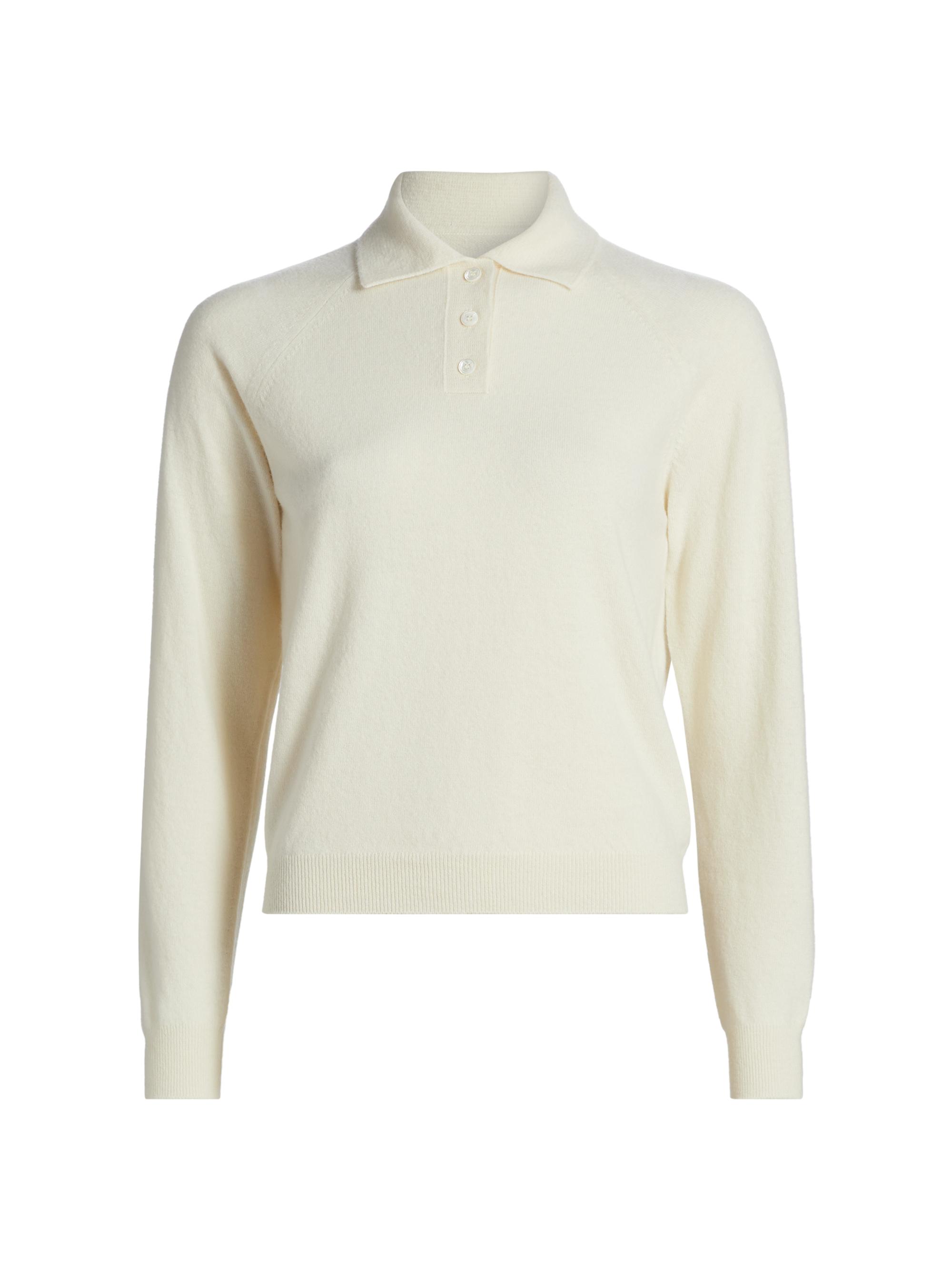Maison Margiela Women's Polo Wool Shirt - Off White