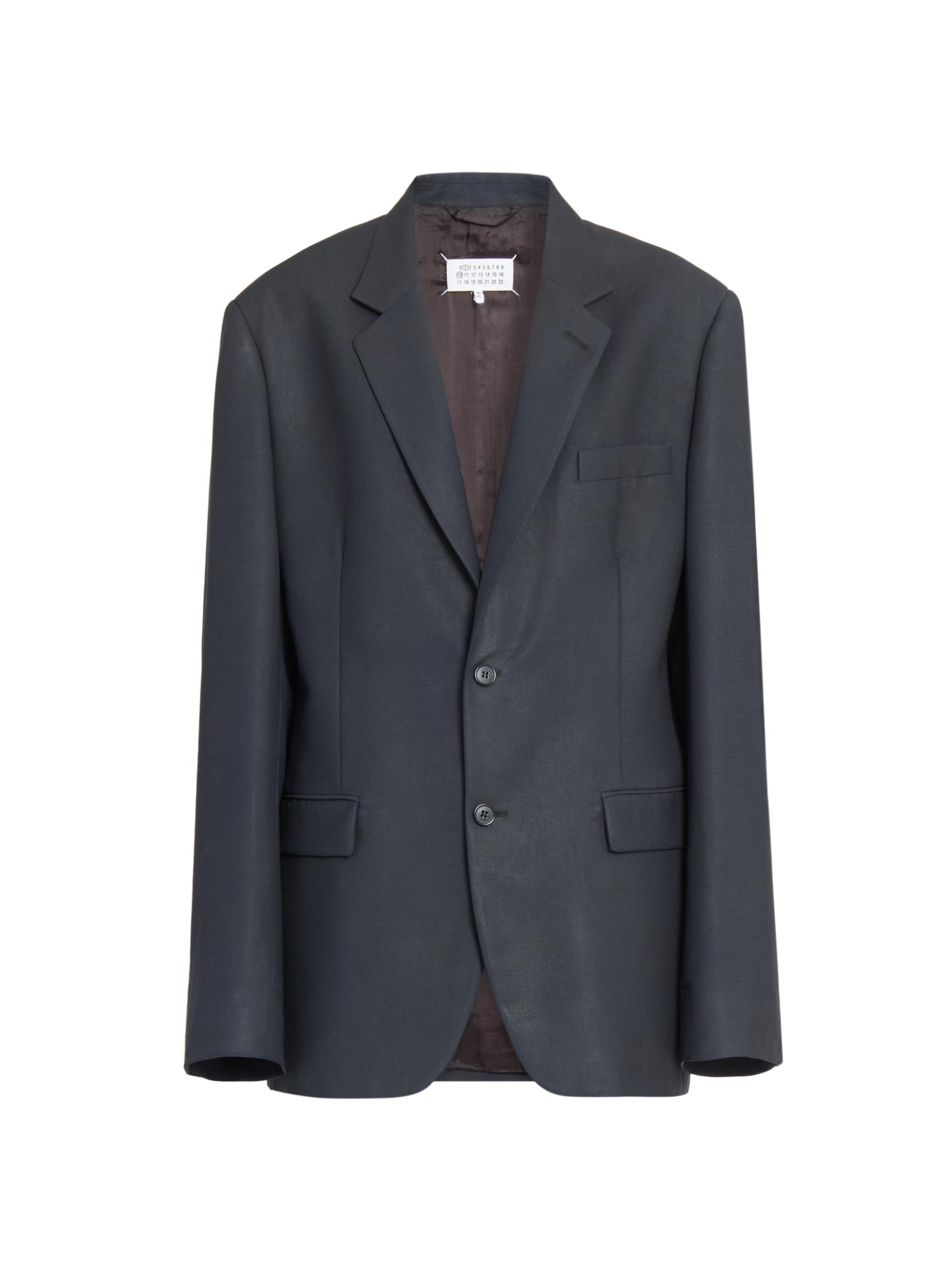 Maison Margiela Women's Mohair-Wool Blazer - Midnight Blue