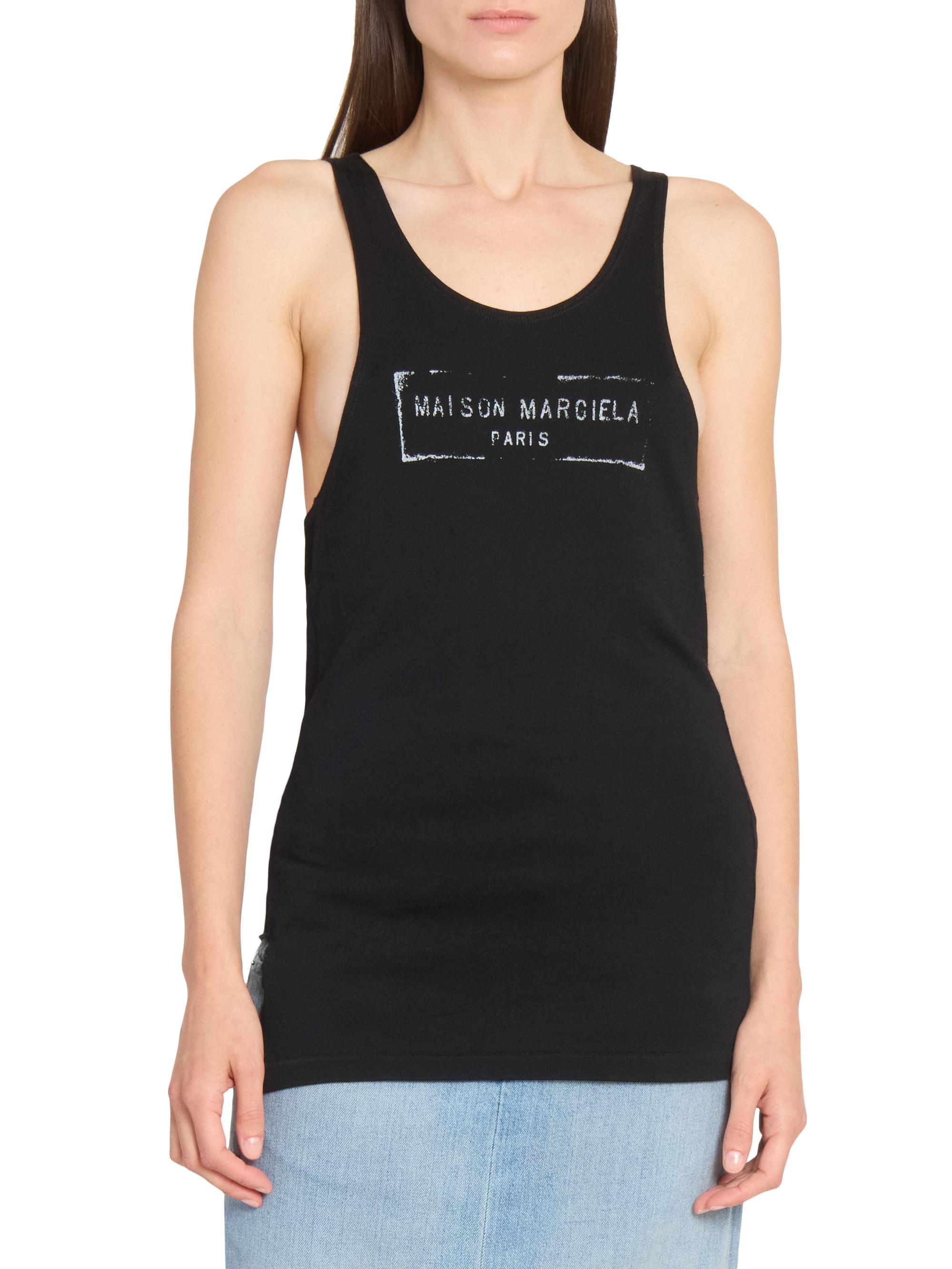 Maison Margiela Stamp Logo Tank Top | Saks Fifth Avenue