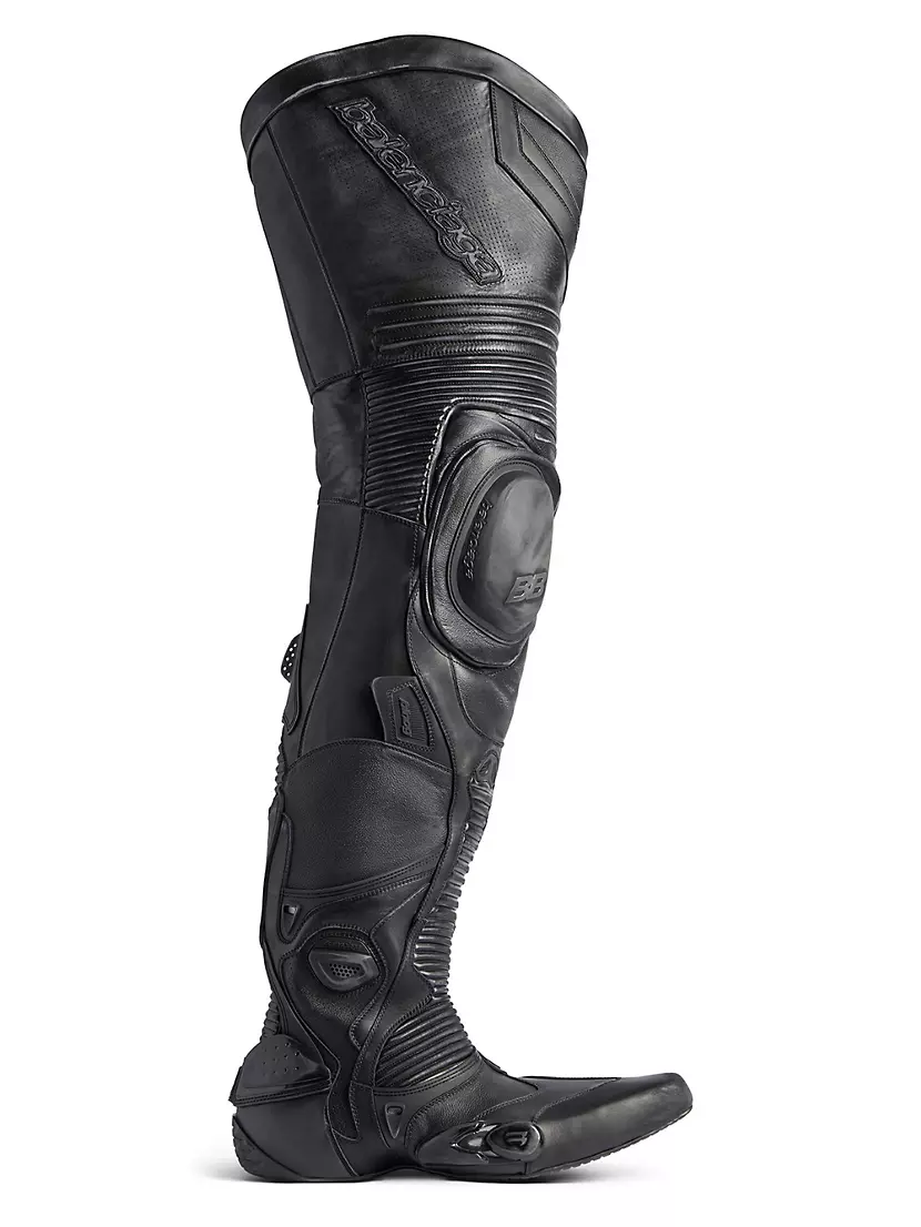 Shop Balenciaga Biker Over-the-Knee Boots | Saks Fifth Avenue Shop Balenciaga Biker Over-the-Knee Boots | Saks Fifth Avenue