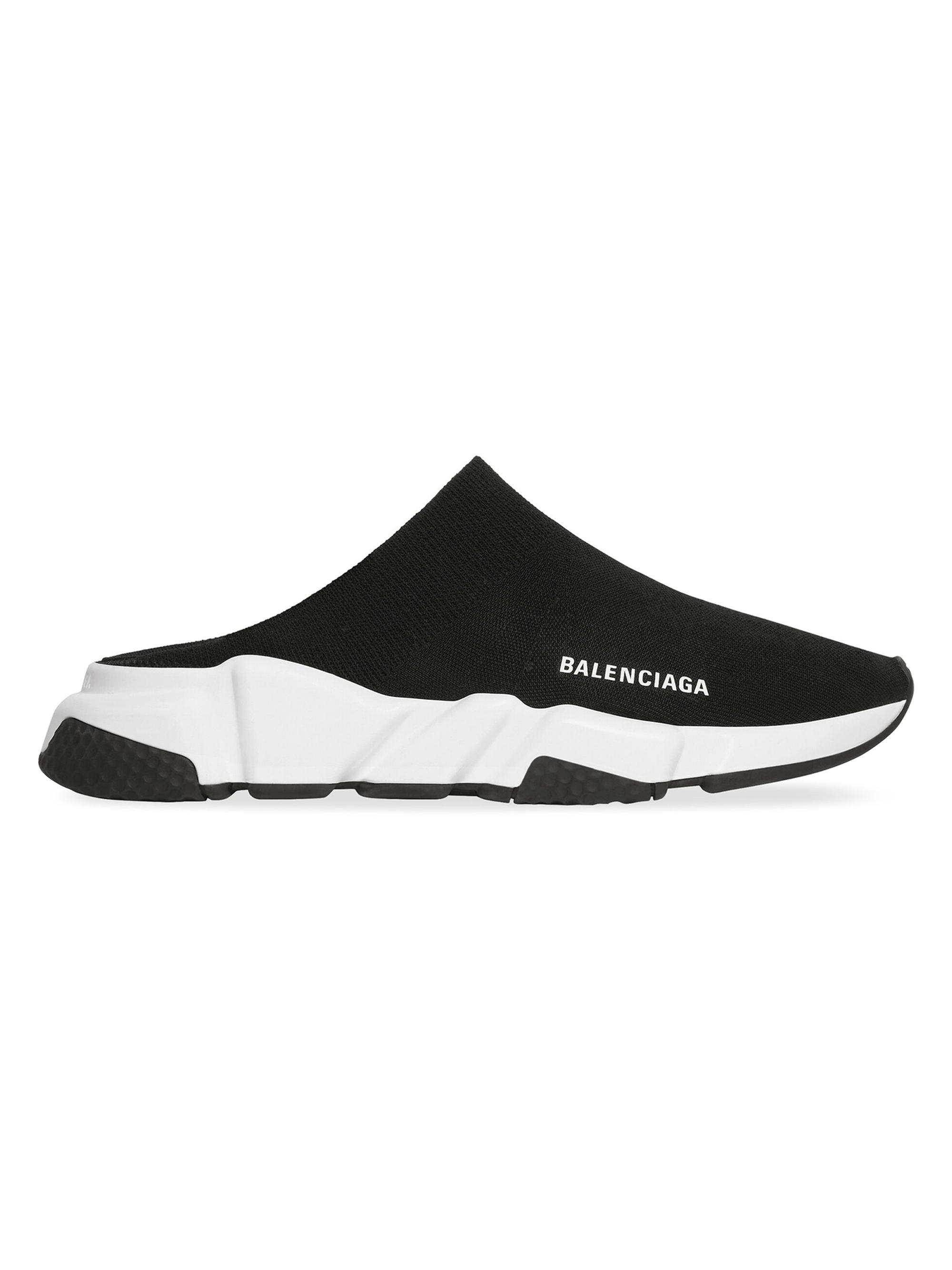 Balenciaga Speed Recycled Knit Mules | Saks Fifth Avenue