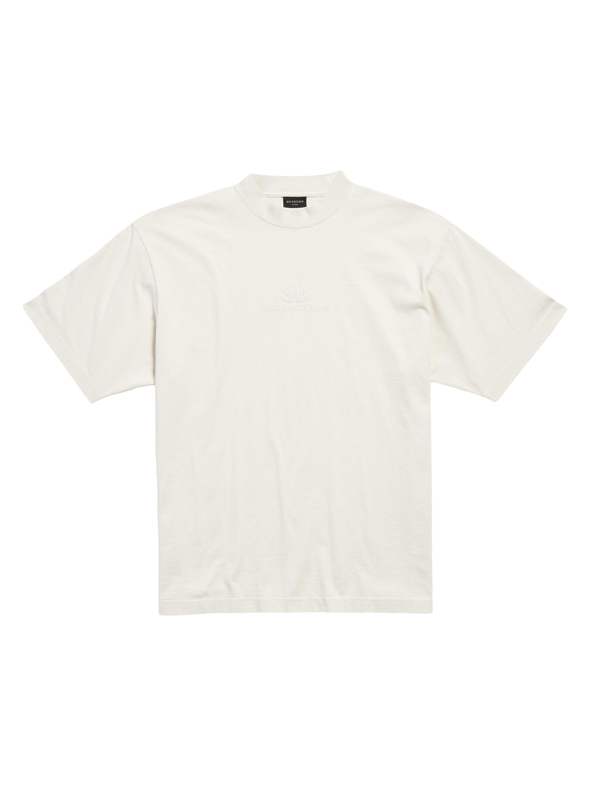 BALENCIAGA BBロゴ Tシャツ ホワイト 0400022070127?wid=600&hei=800&