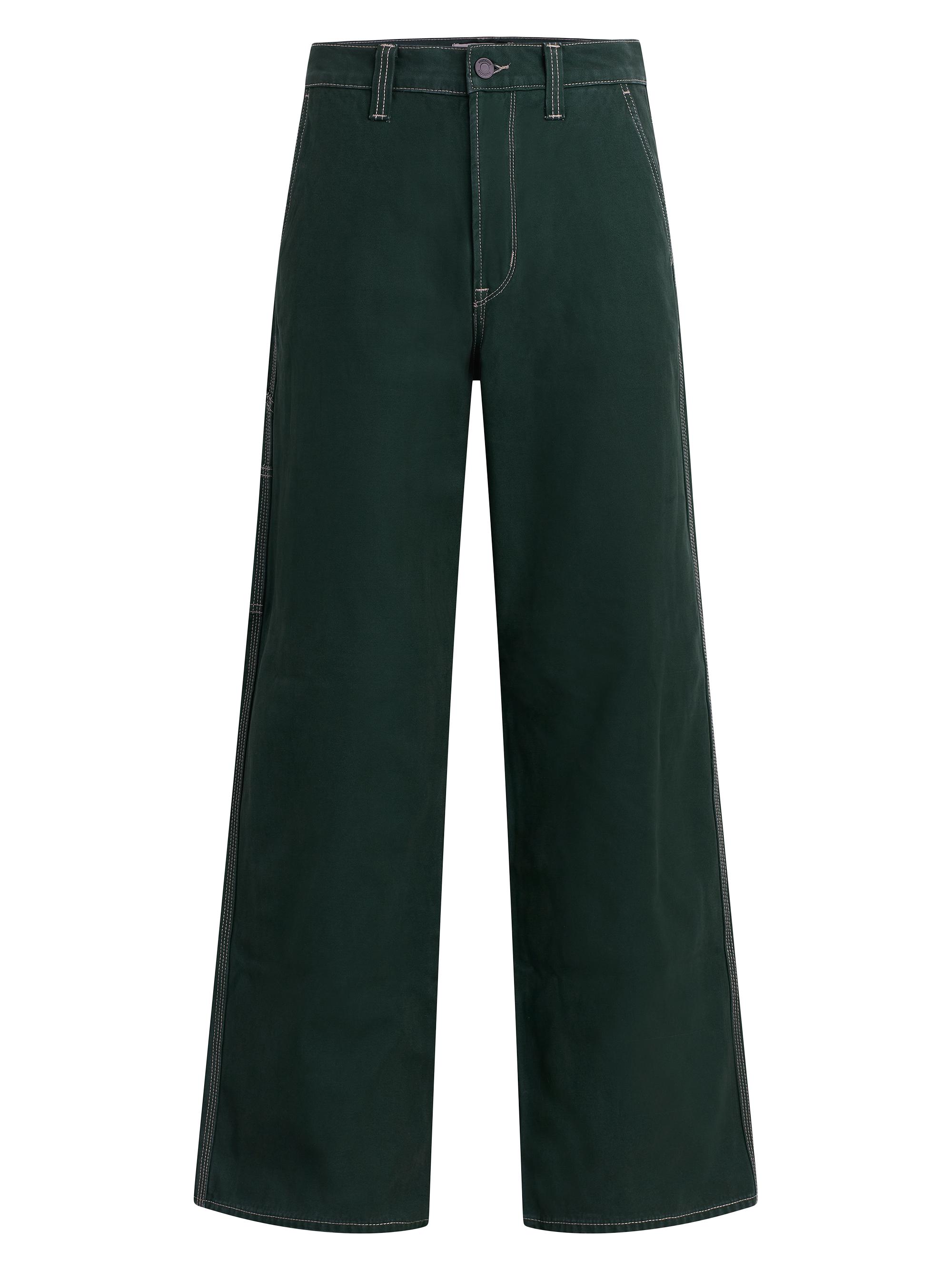 Hudson Jeans Men's Luca Wide-Leg Carpenter Pants - Smoke Pine