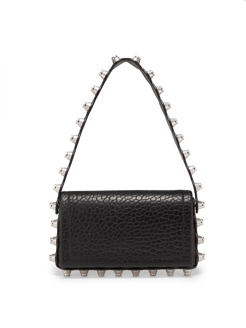 Shop Alexander Wang Roz Studded Leather Shoulder Bag | Saks Shop Alexander Wang Roz Studded Leather Shoulder Bag | Saks