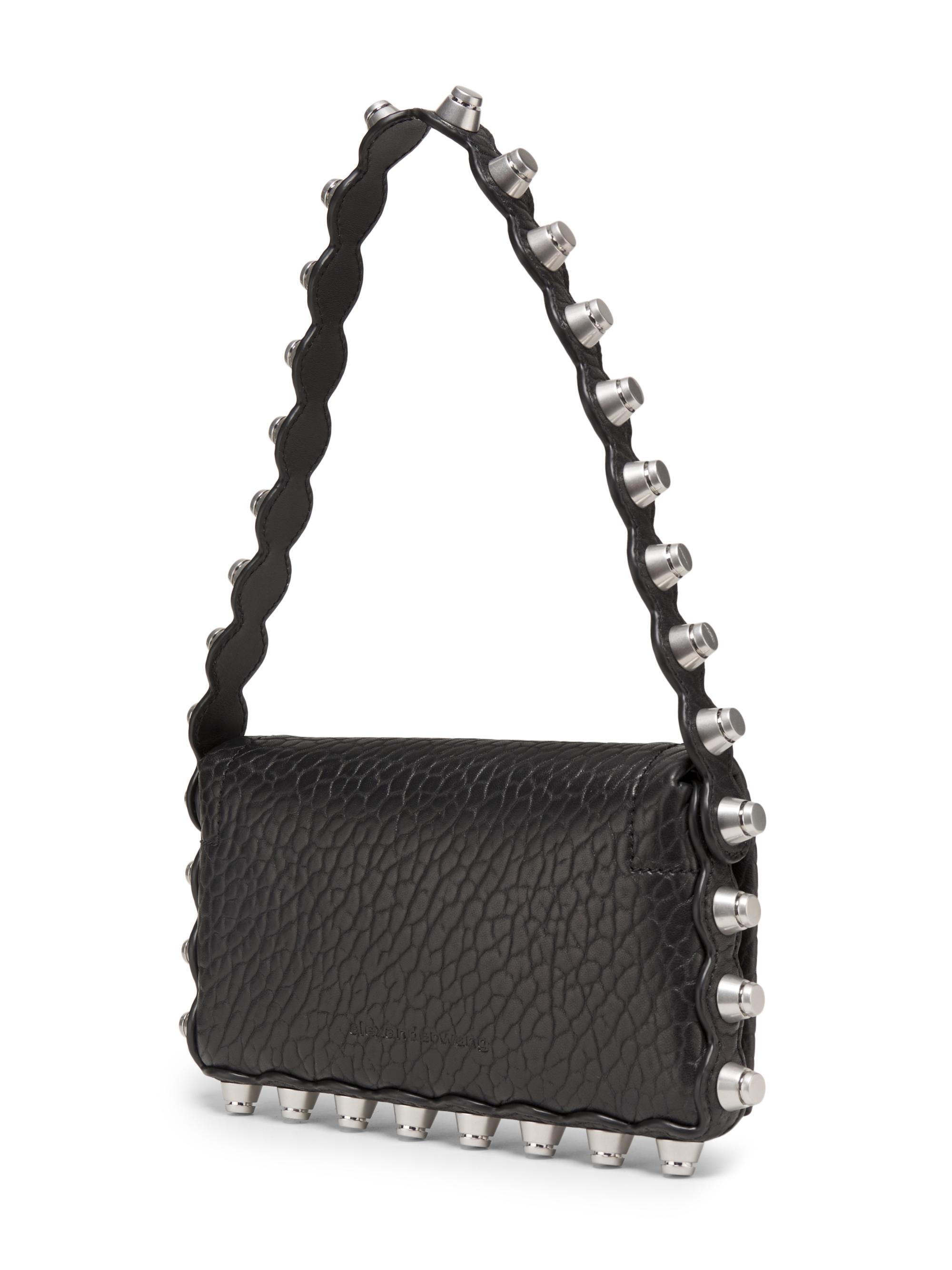 Alexander Wang Roz Studded Leather Shoulder Bag | Saks Fifth