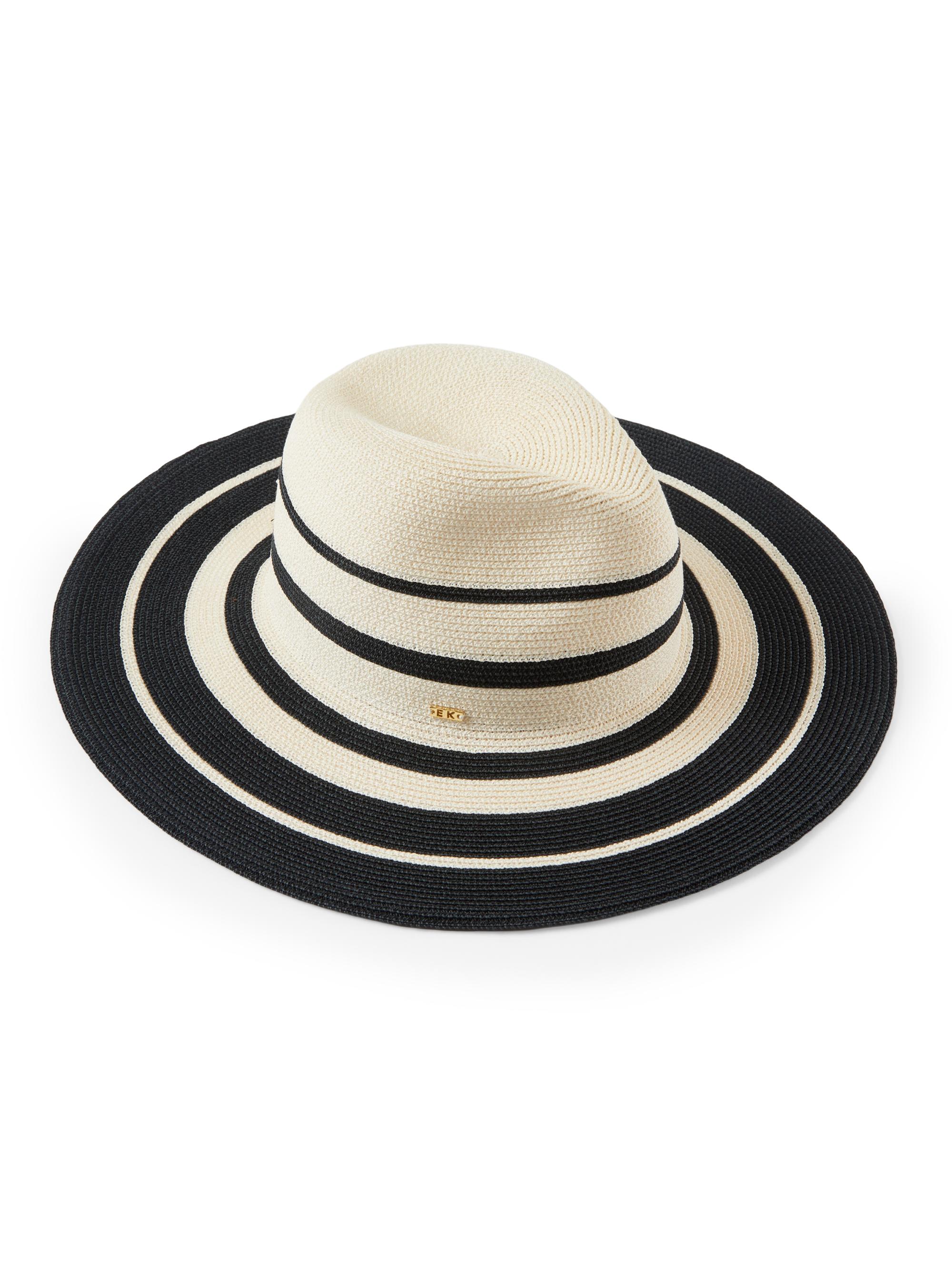 Eugenia Kim Women's Emmanuelle Logo Packable Sun Hat -  Black