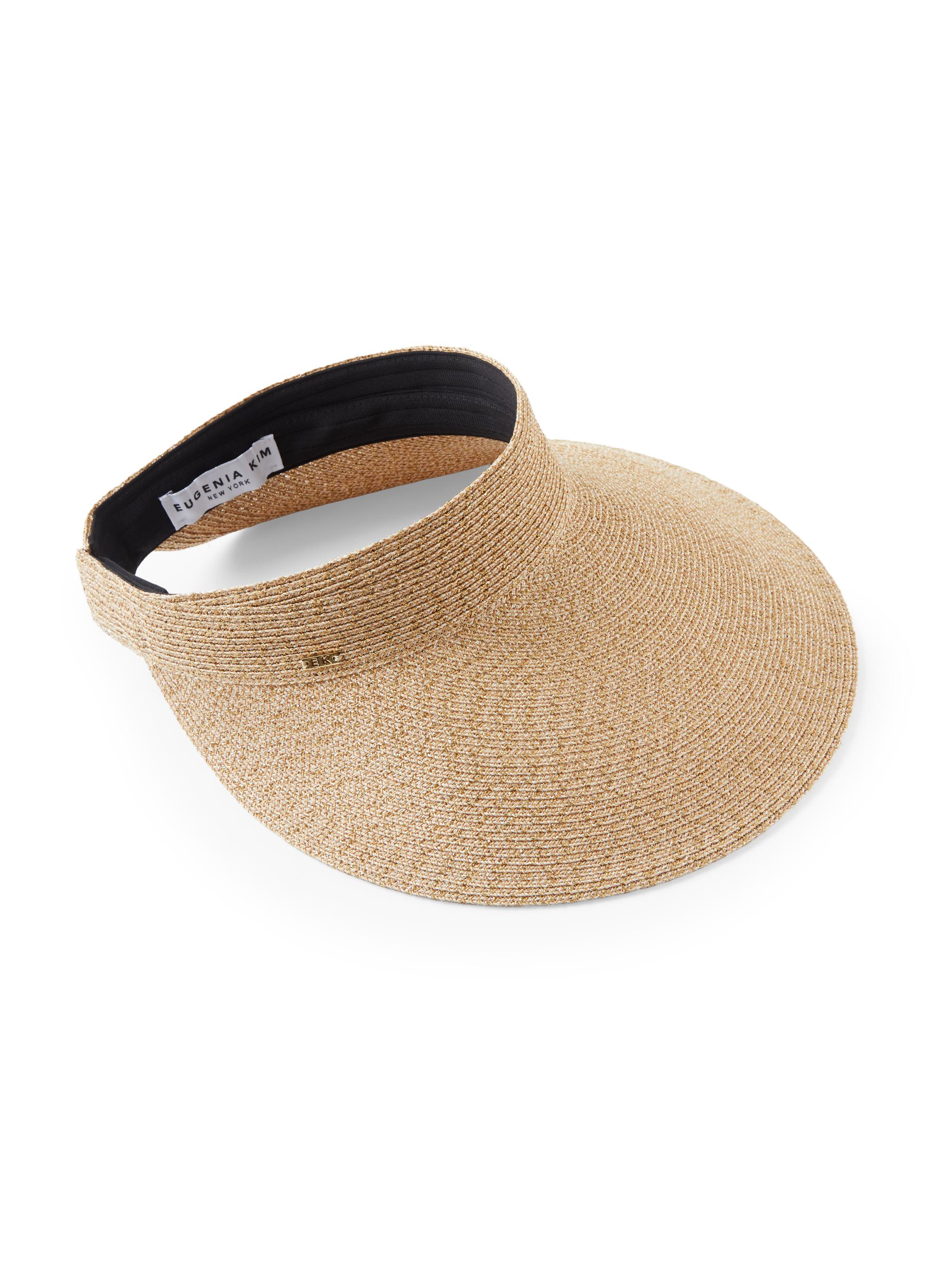 Eugenia Kim Women's Trixie Packable Sun Visor - Sand Gold