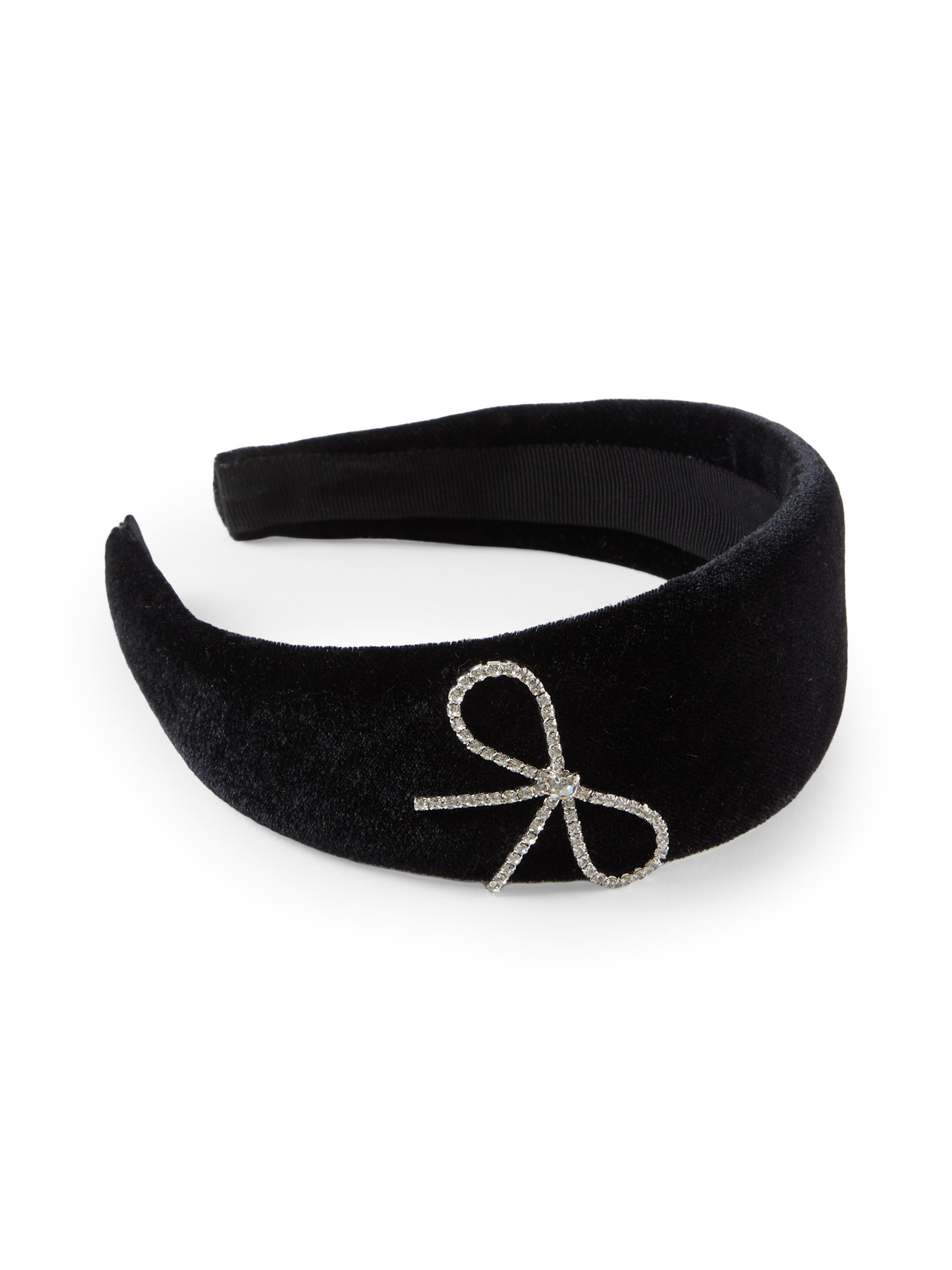 Eugenia Kim Women's Clara Bow-Embellished Velvet Headband - Black