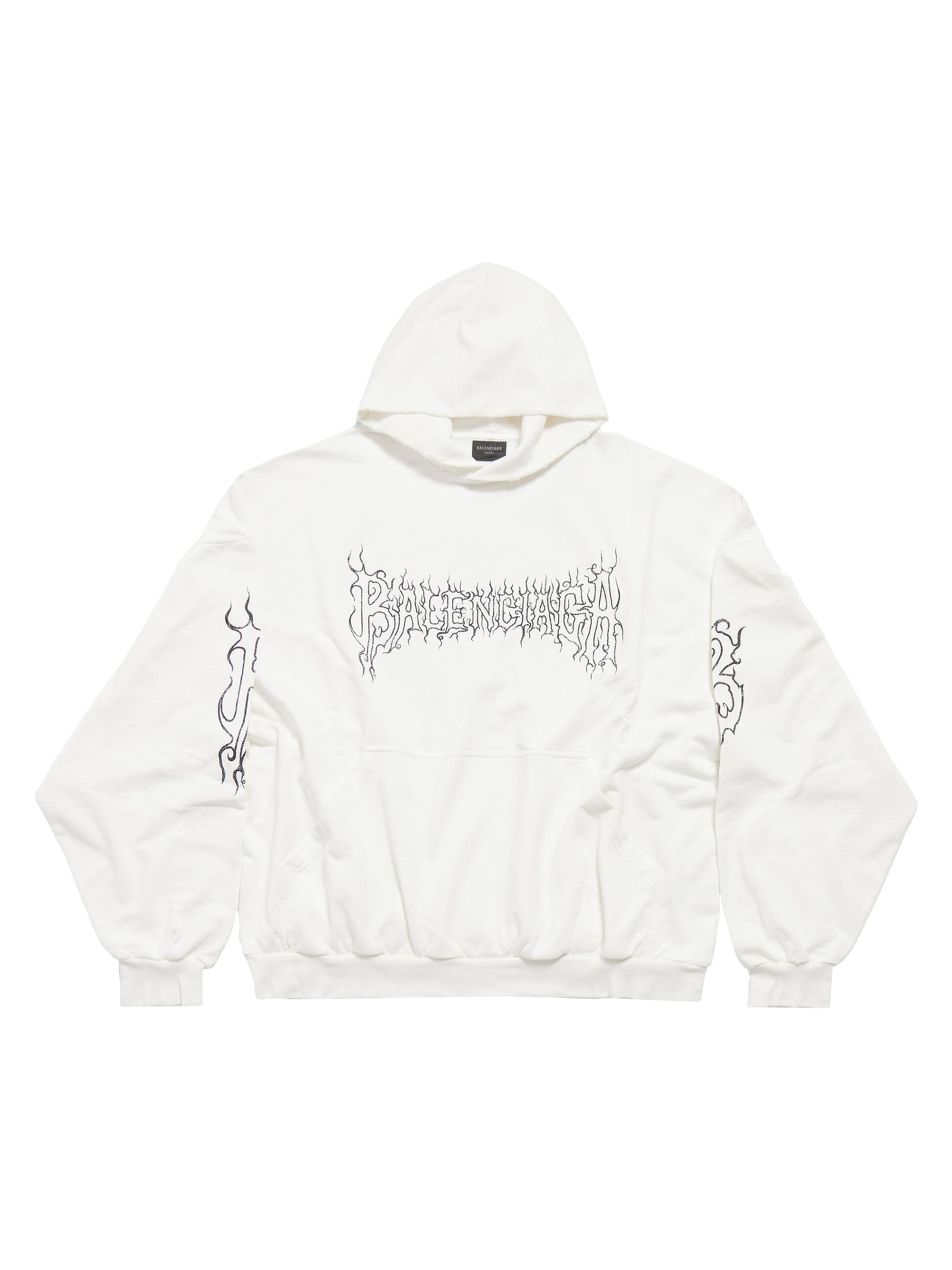 Balenciaga Darkwave Round Oversized Hoodie - Yellow