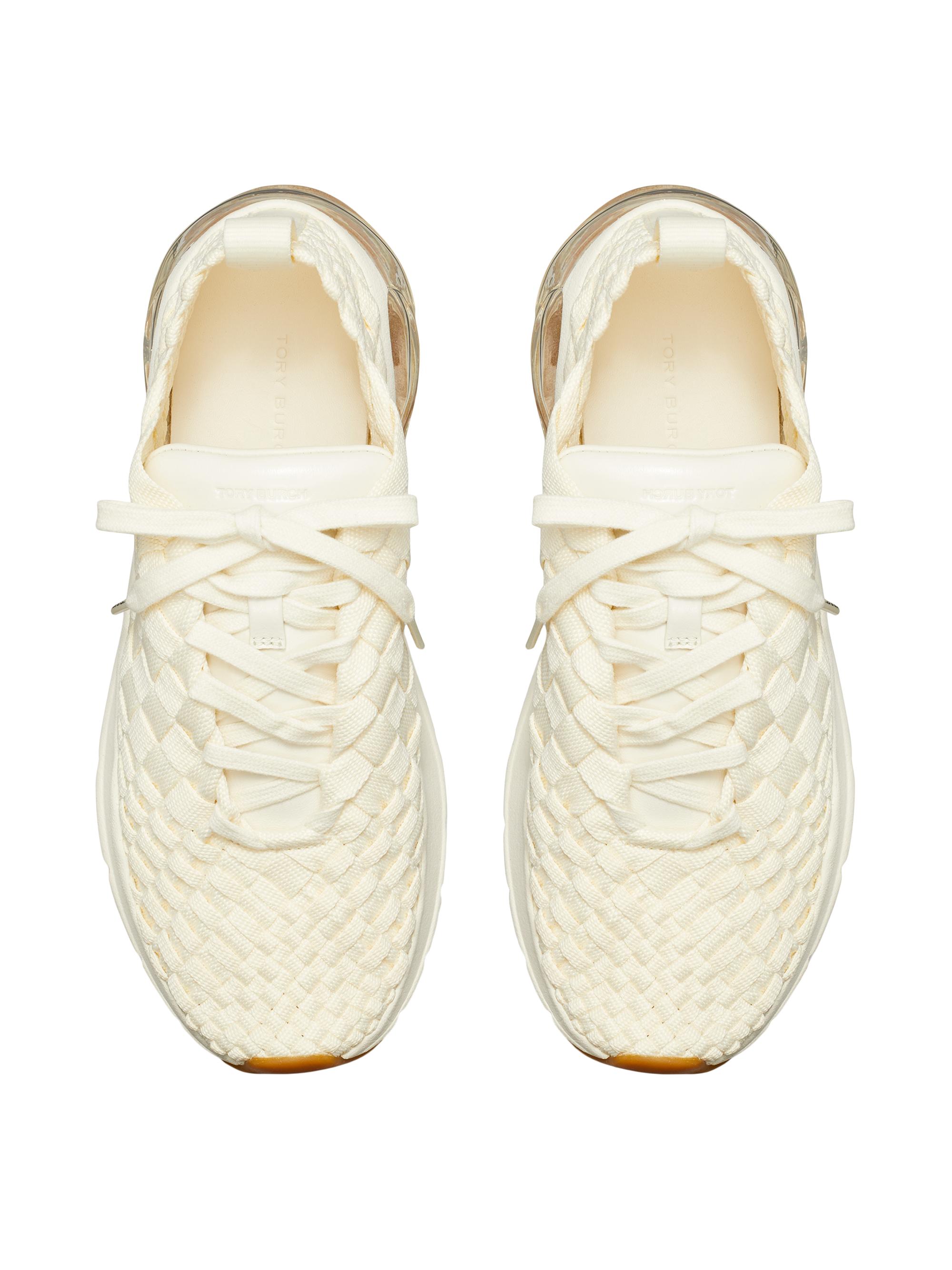 Tory Burch Good Luck Woven Trainers | Saks Fifth Avenue
