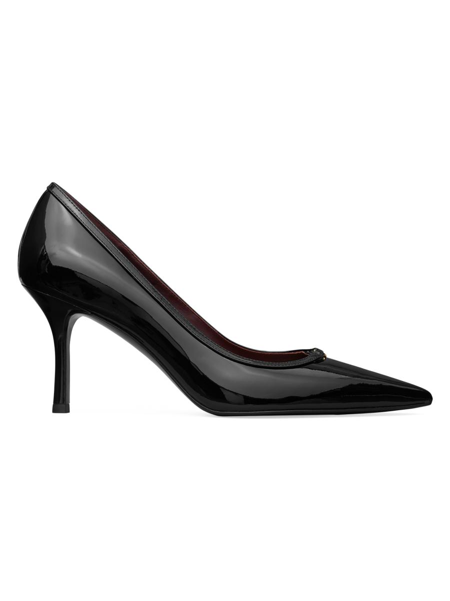 Tory Burch Double T Buckle Leather Pumps | Saks Fifth Avenue