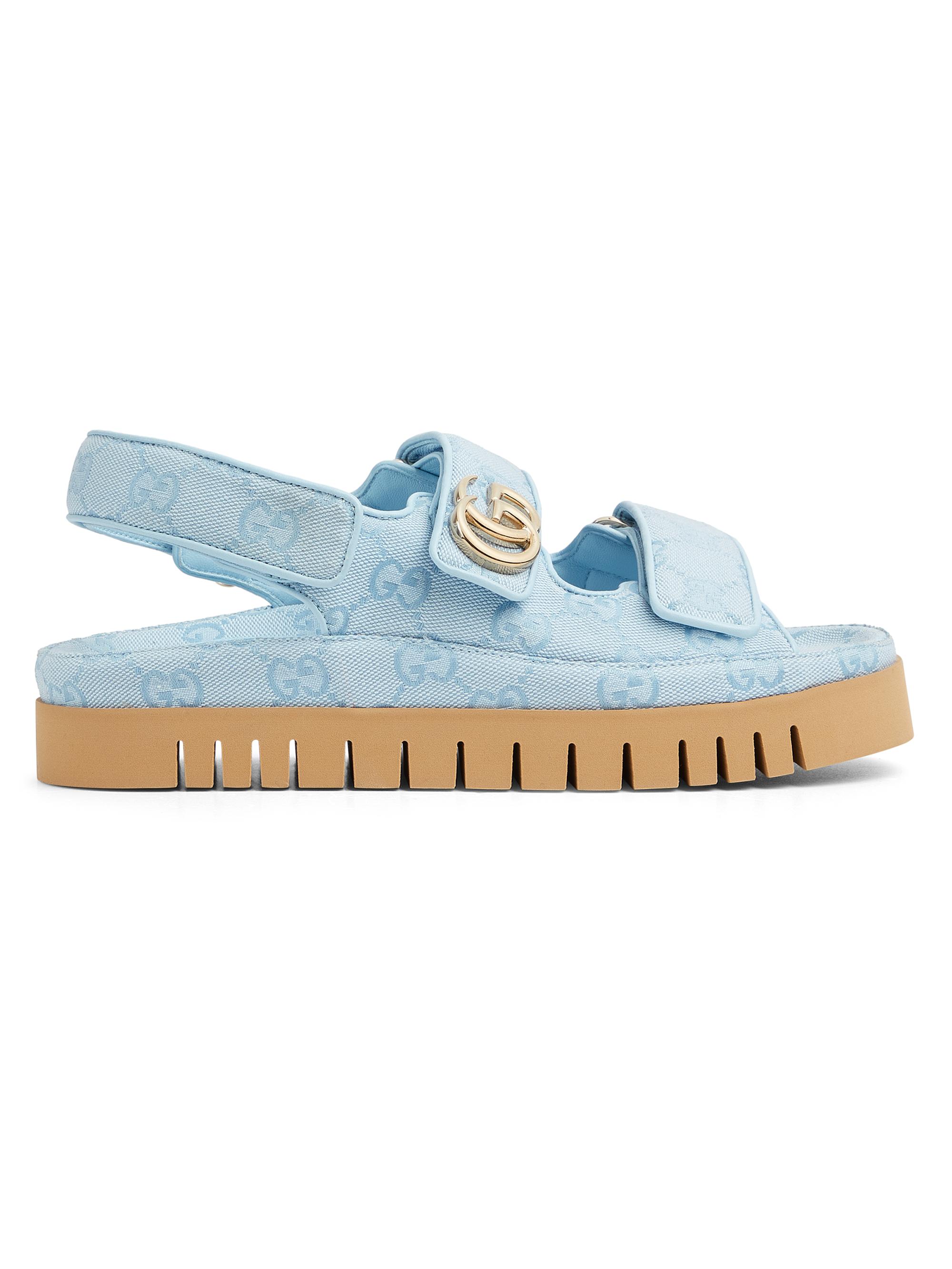 GUCCI GGマーモント プラットフォーム エスパドリーユサンダル 37 GUCCI GGマーモント プラットフォーム エスパドリーユサンダル 37