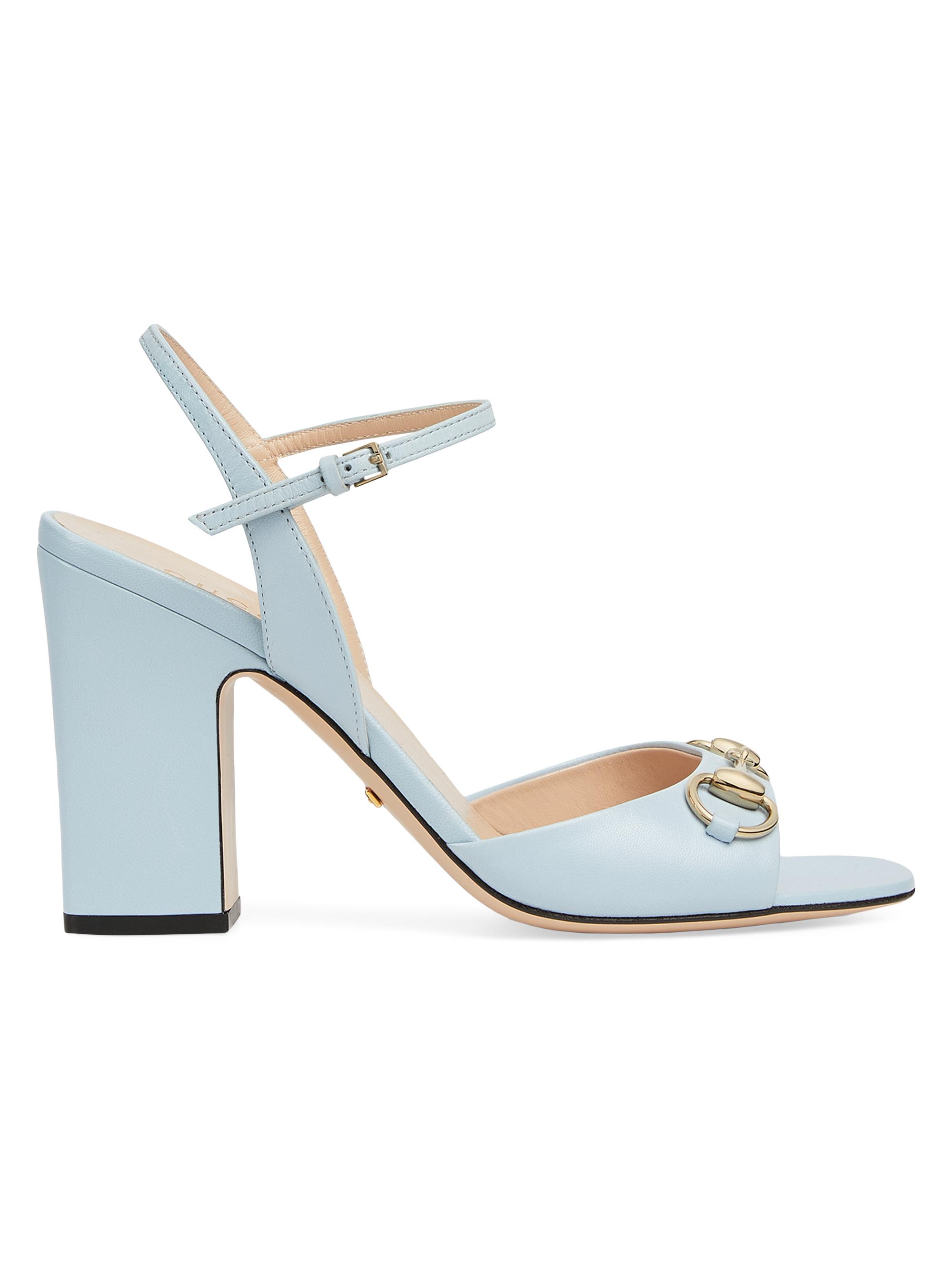 Gucci Lady Horsebit Leather Sandals | Saks Fifth Avenue