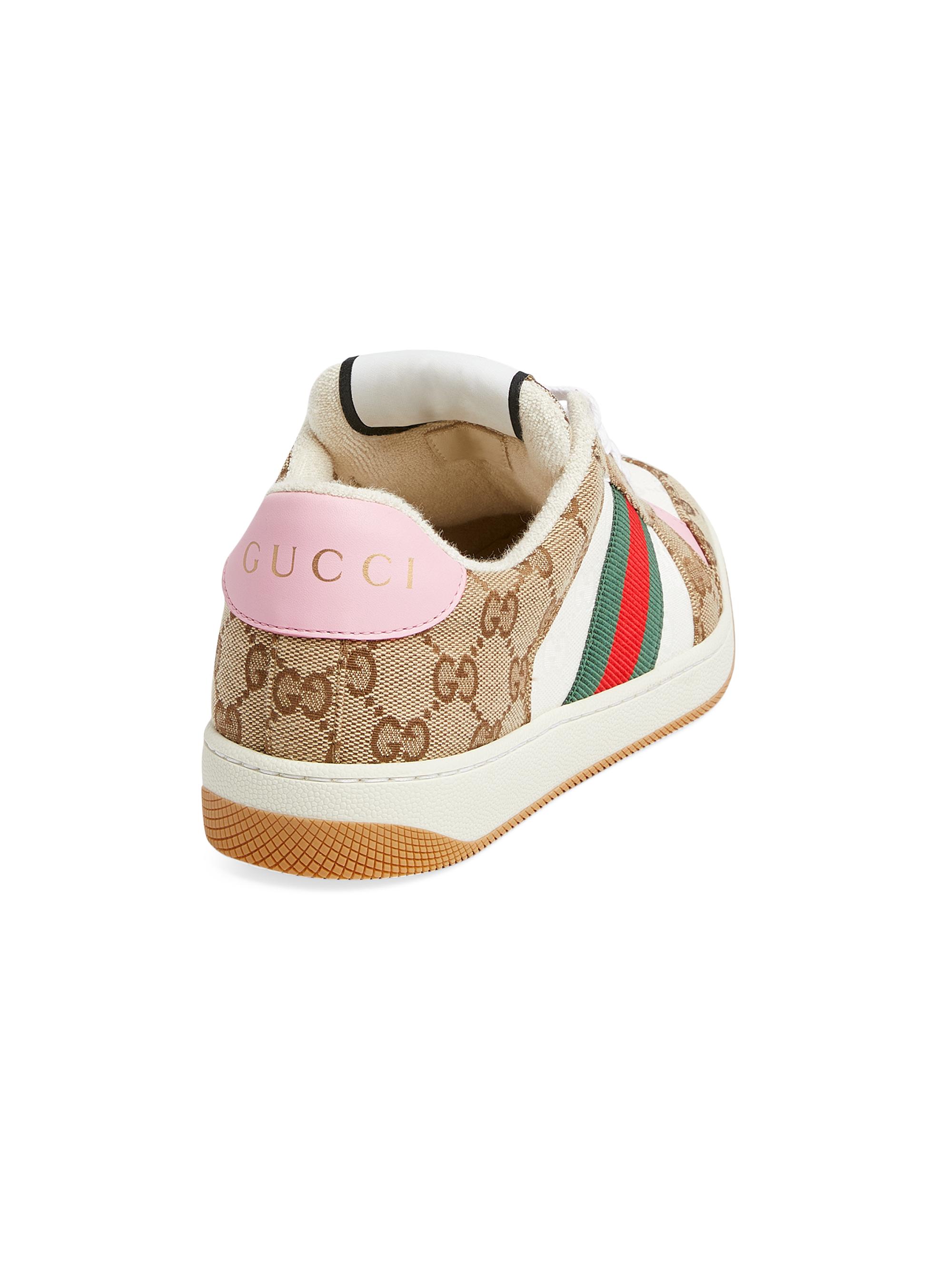Gucci Double G Vintage-Style Sneakers | Saks Fifth Avenue