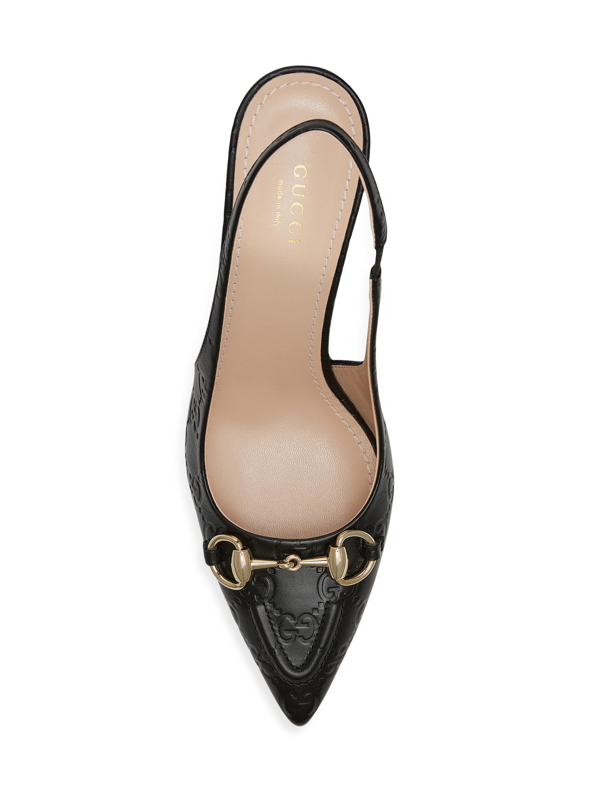 Gucci 80MM GG Horsebit Pumps | Saks Fifth Avenue
