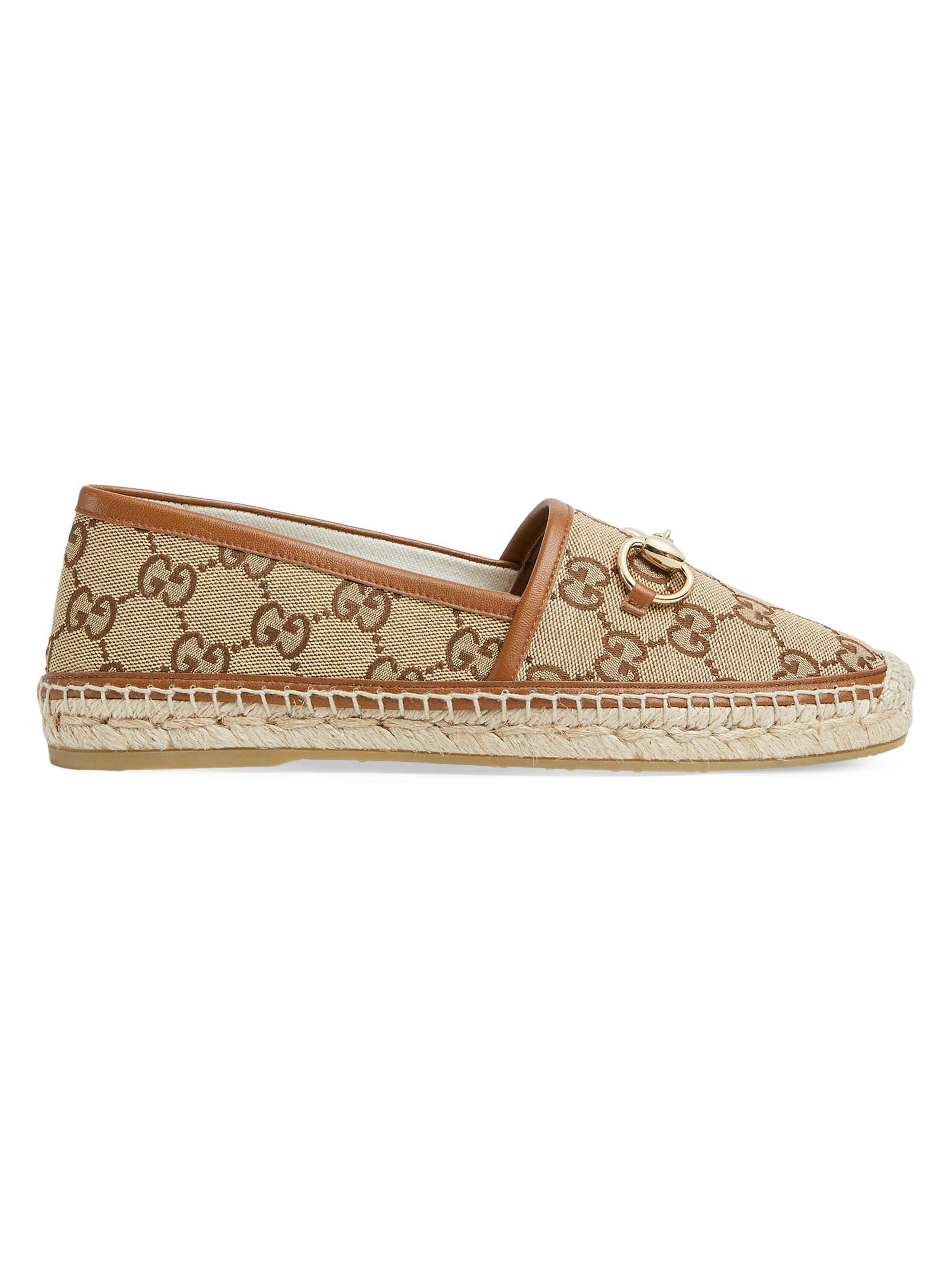 Gucci Women's Pilar GG Monogram Espadrilles - Brown