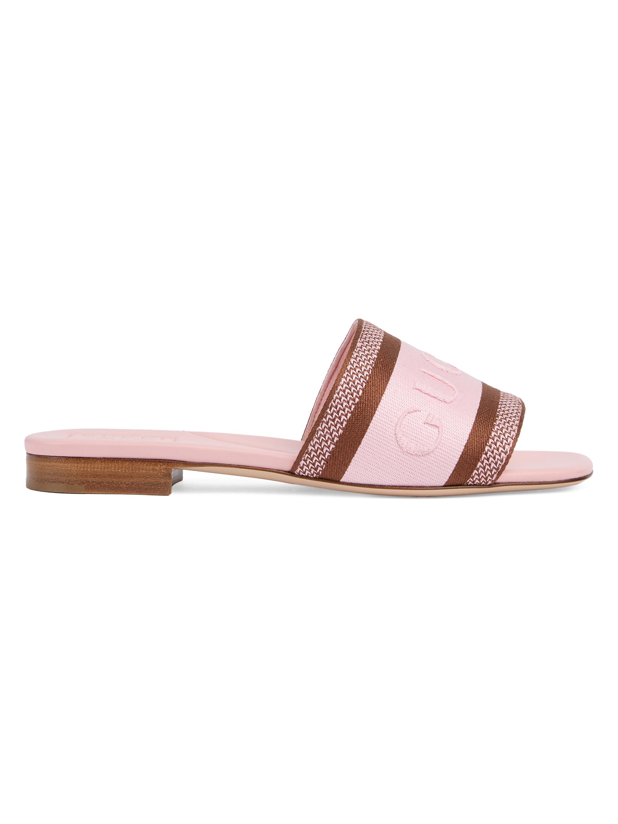 Gucci Women's Jane Slip-On Sandals - Mahogany
