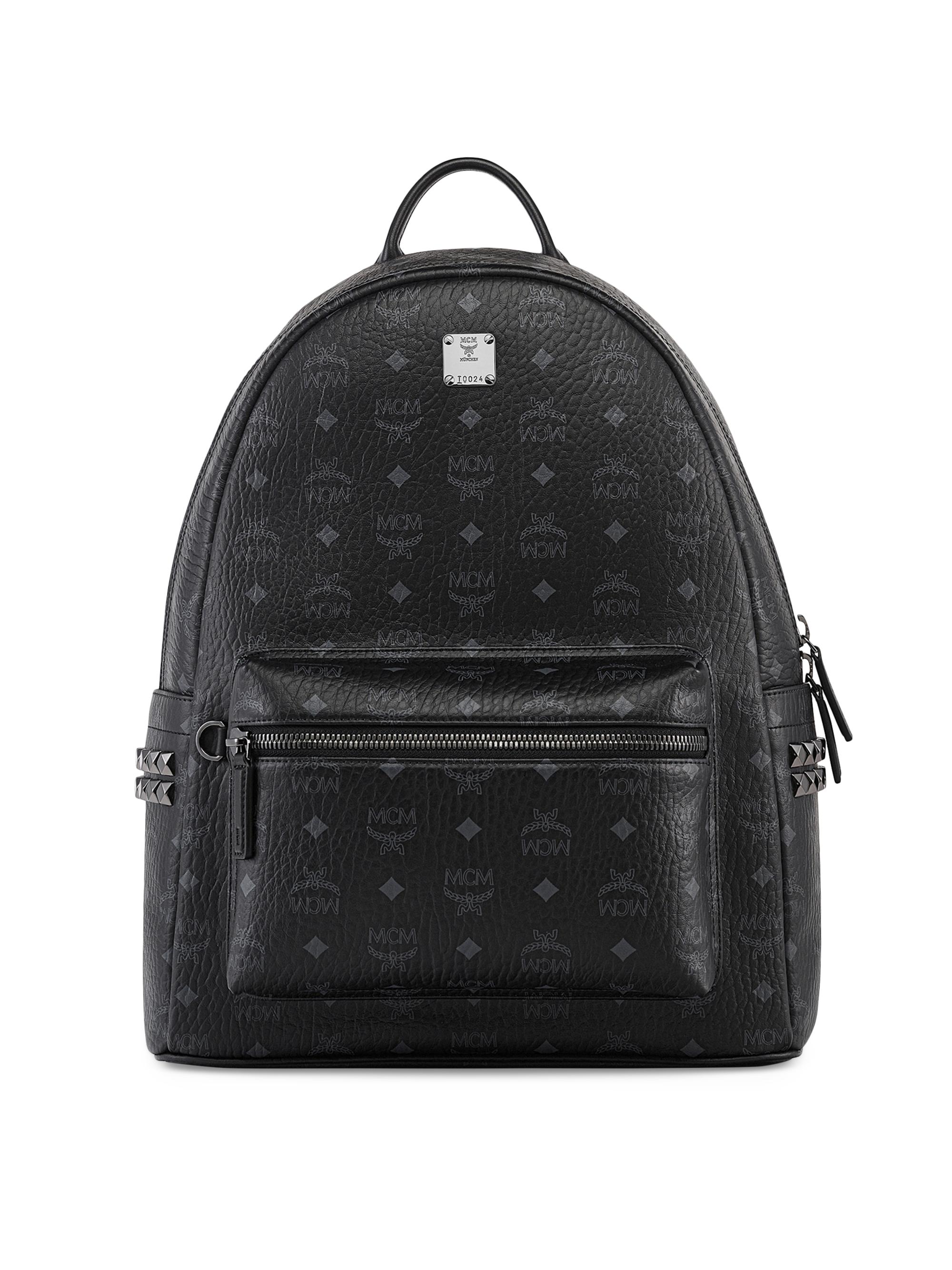 MCM Men's Medium Stark Backpack - Black
