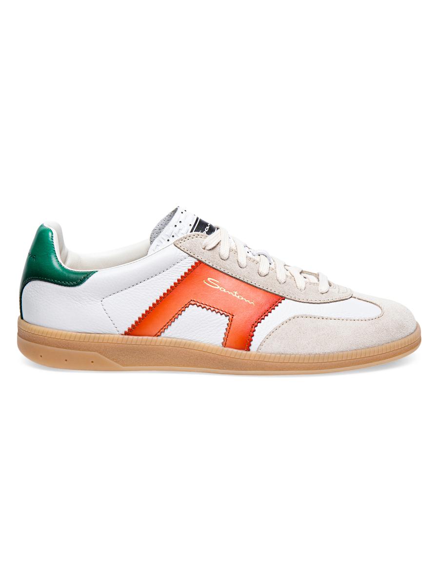 スニーカー Santoni Dbs Sneakers Santoni Men's DBS Leather Low-Top Sneakers | Neiman Marcus