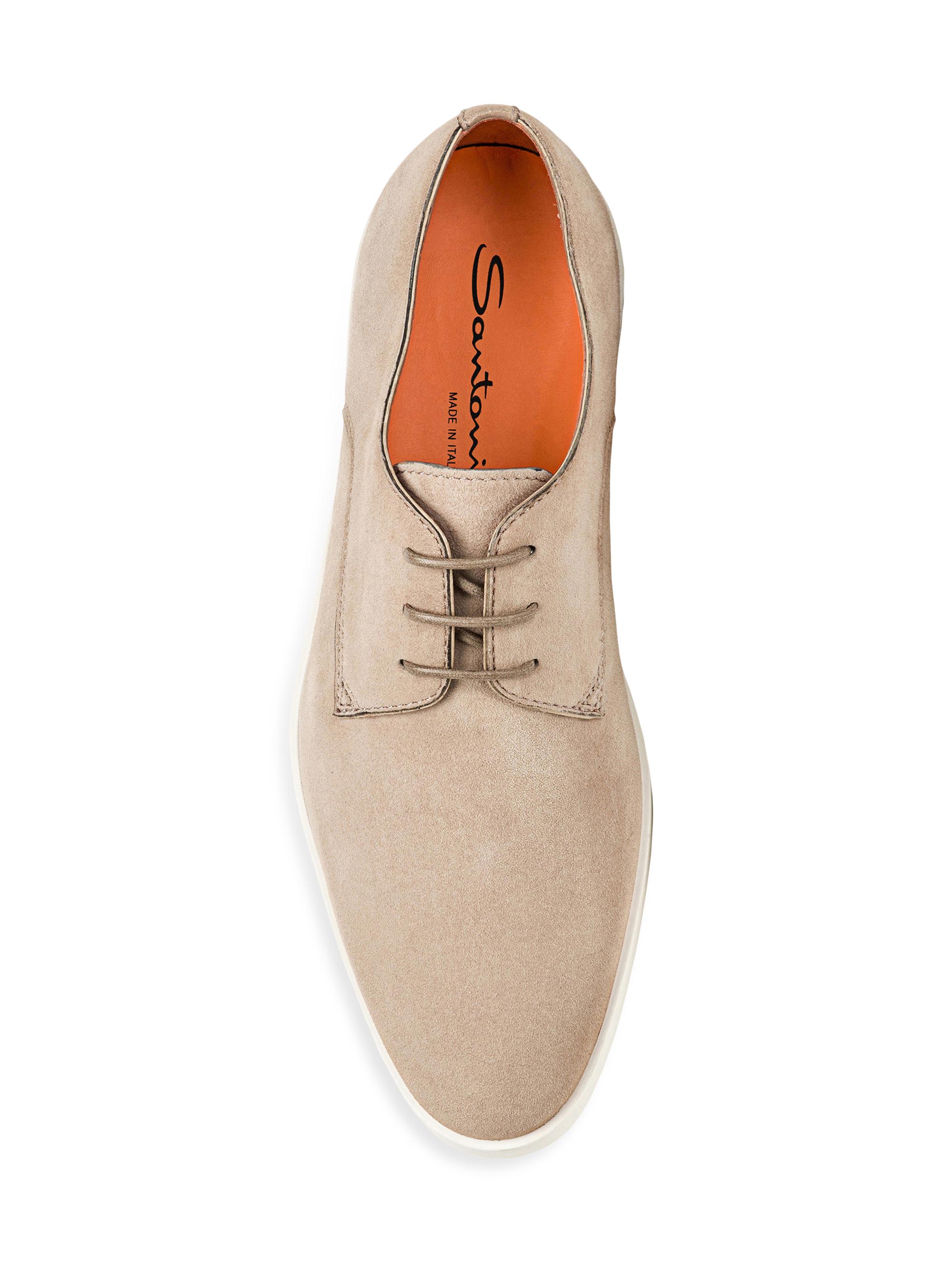 Santoni Dilate Suede Derbys | Saks Fifth Avenue