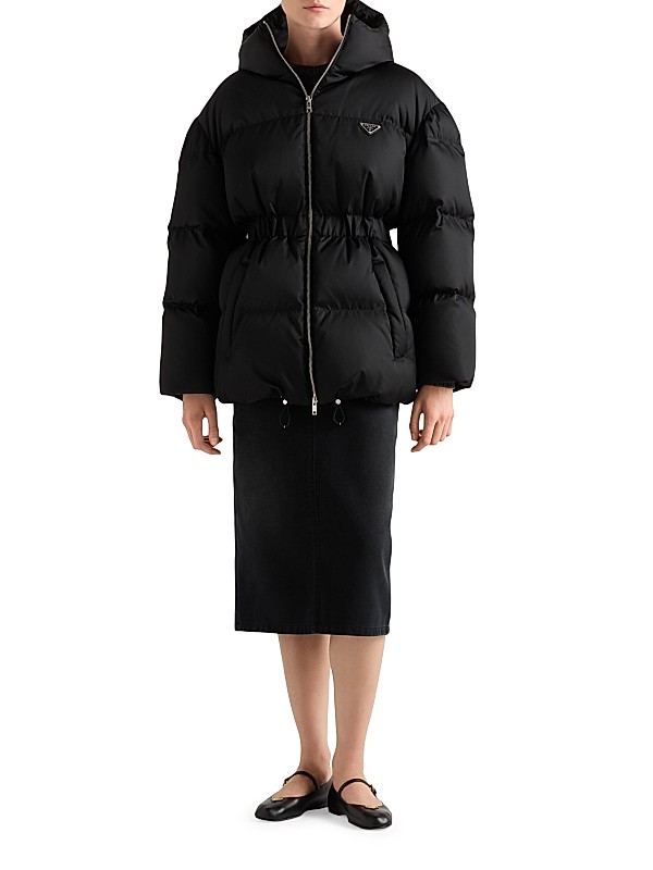 Shop Prada Re-Nylon Down Jacket | Saks Fifth Avenue Shop Prada Re-Nylon Down Jacket | Saks Fifth Avenue