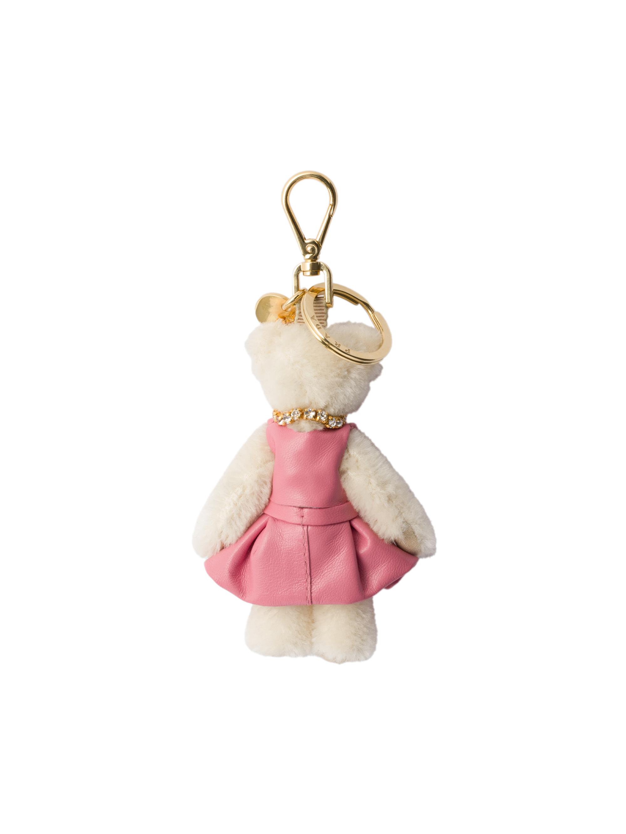 PRADA TRICK ORSETTO ビアンコ Prada Bear Trick Keychain | Saks Fifth Avenue