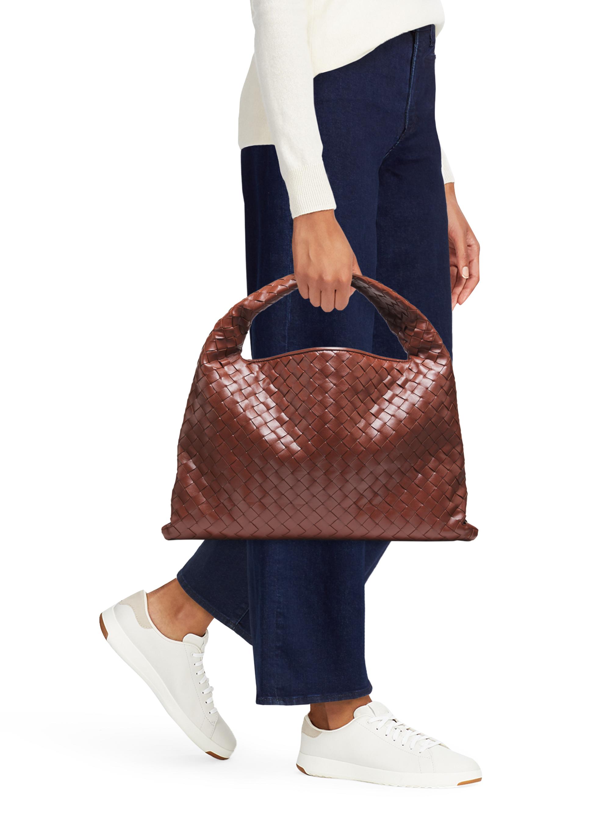 Bottega Veneta Small Hop Intrecciato Leather Hobo Bag | Saks Fifth