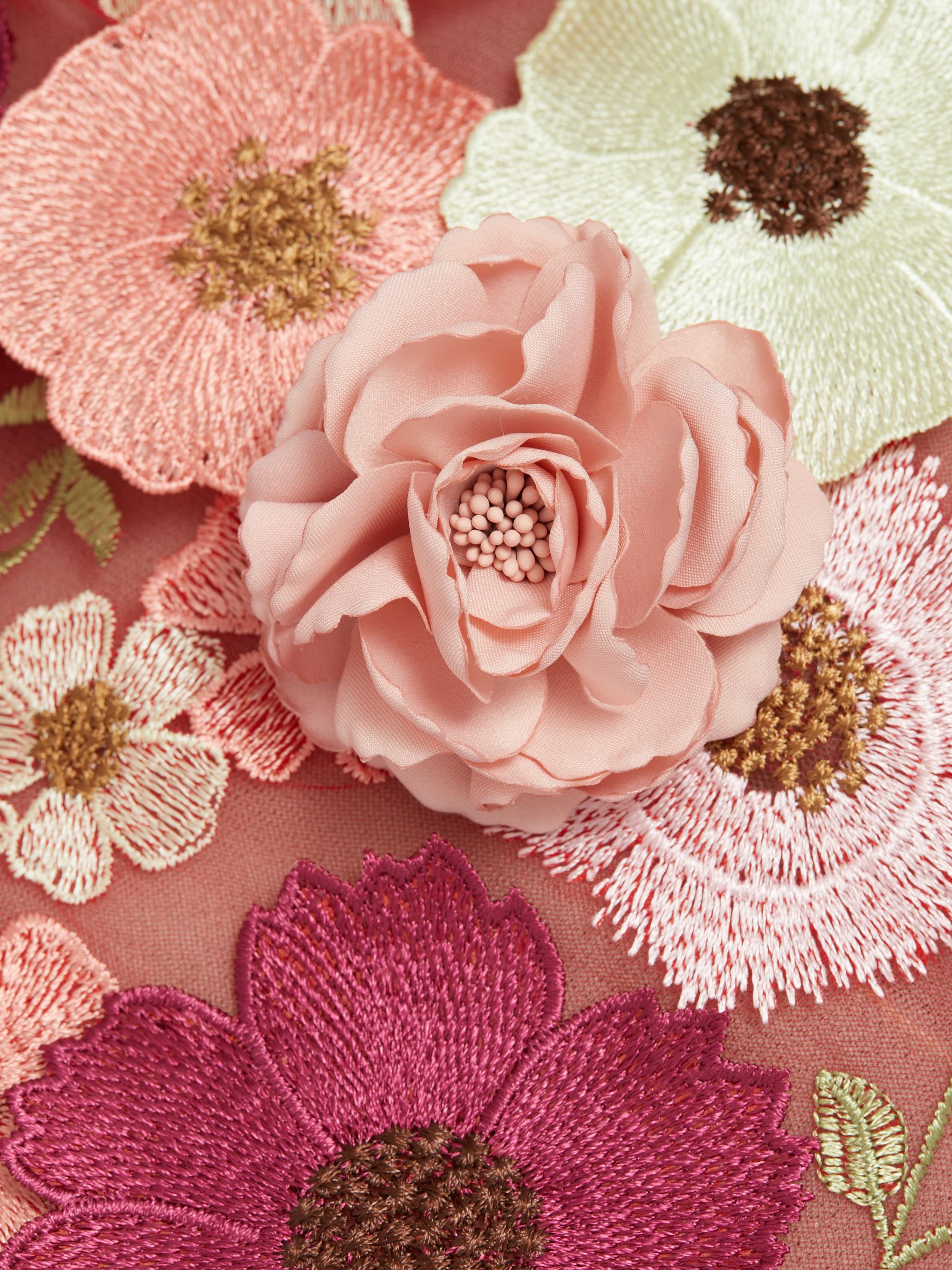 Bronx and Banco Jasmine Floral-Appliquéd Minidress | Saks Fifth Avenue