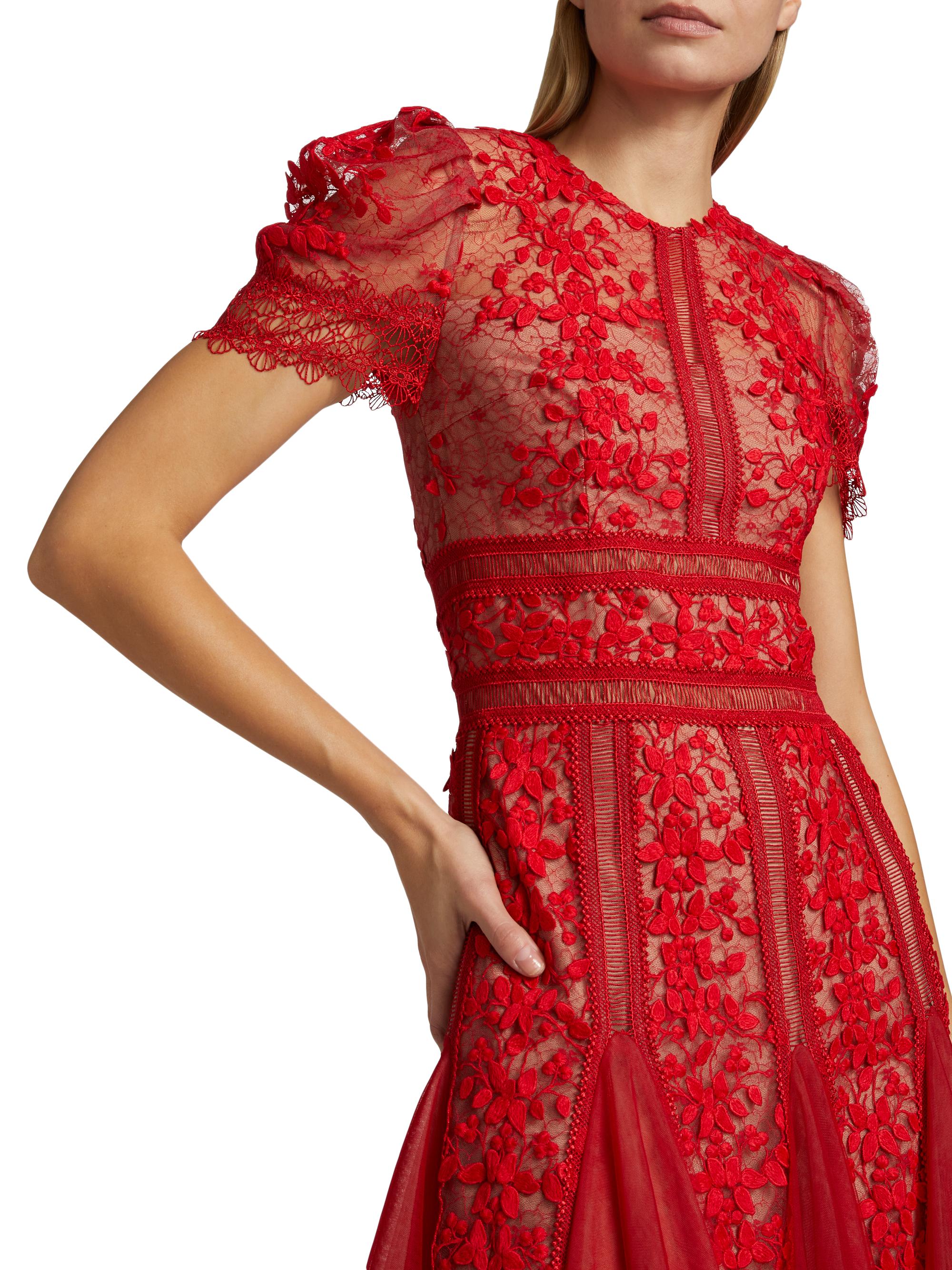 pascal tiered crochet lace midi dress Crochet Lace Tiered Midi Dress by – Trixie-Boutique