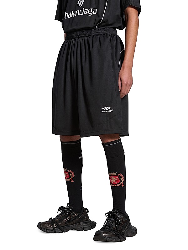 Shop Balenciaga Soccer Baggy Shorts | Saks Fifth Avenue Shop Balenciaga Soccer Baggy Shorts | Saks Fifth Avenue