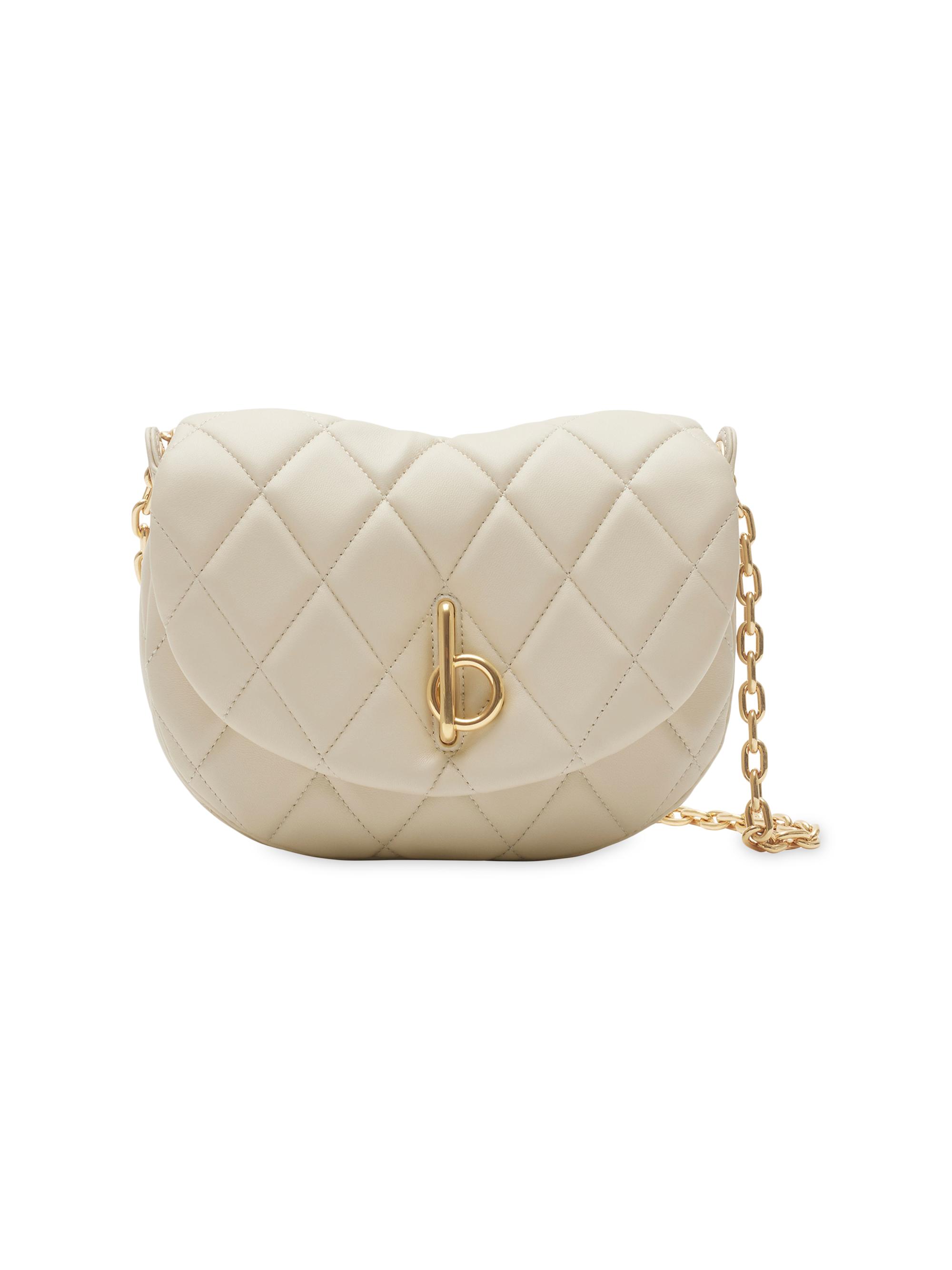 Burberry Women's Rocking Horse Quilted Leather Bag - Soap