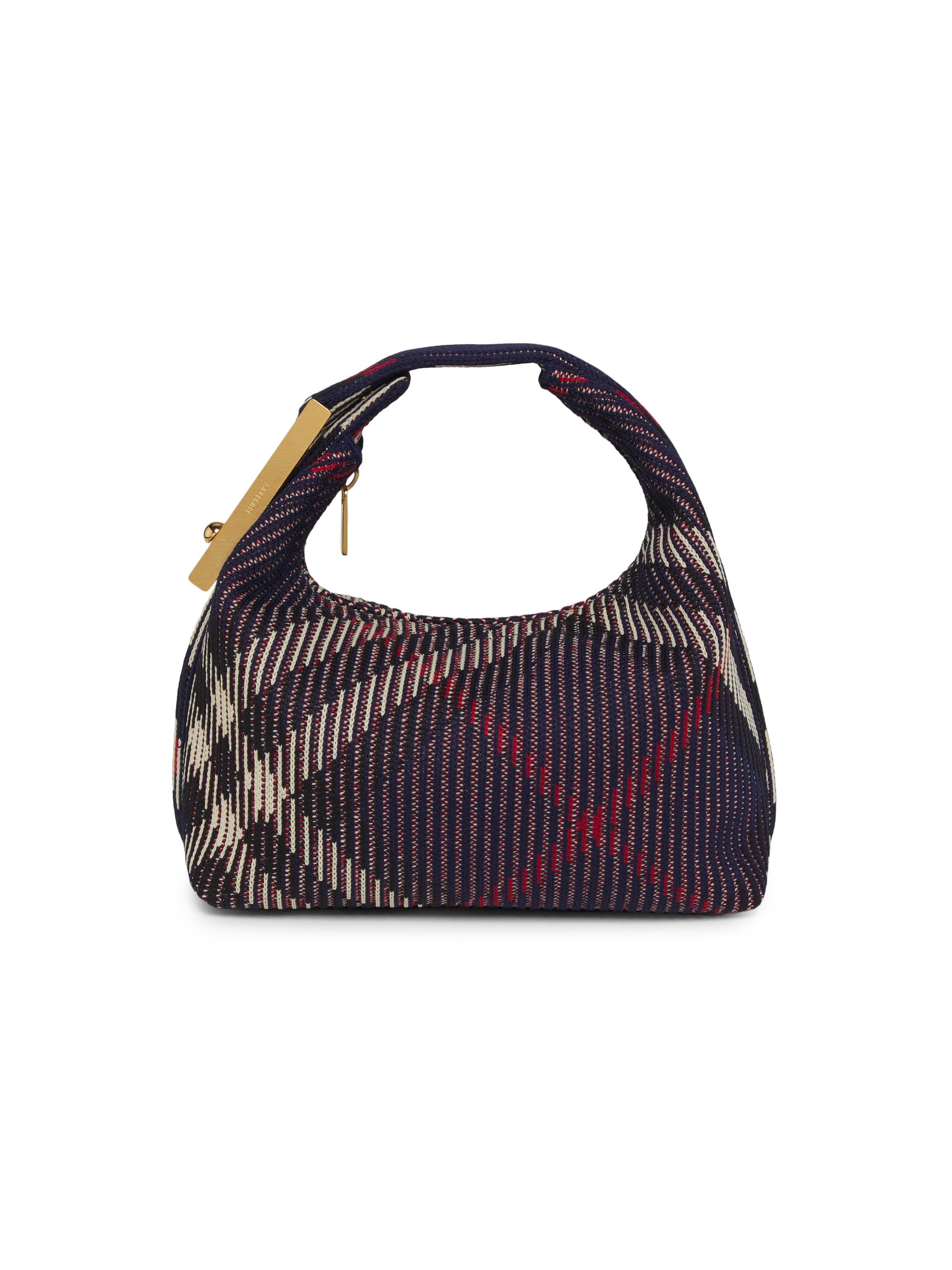 Burberry Women's Mini Peg Top Handle Bag - Marine