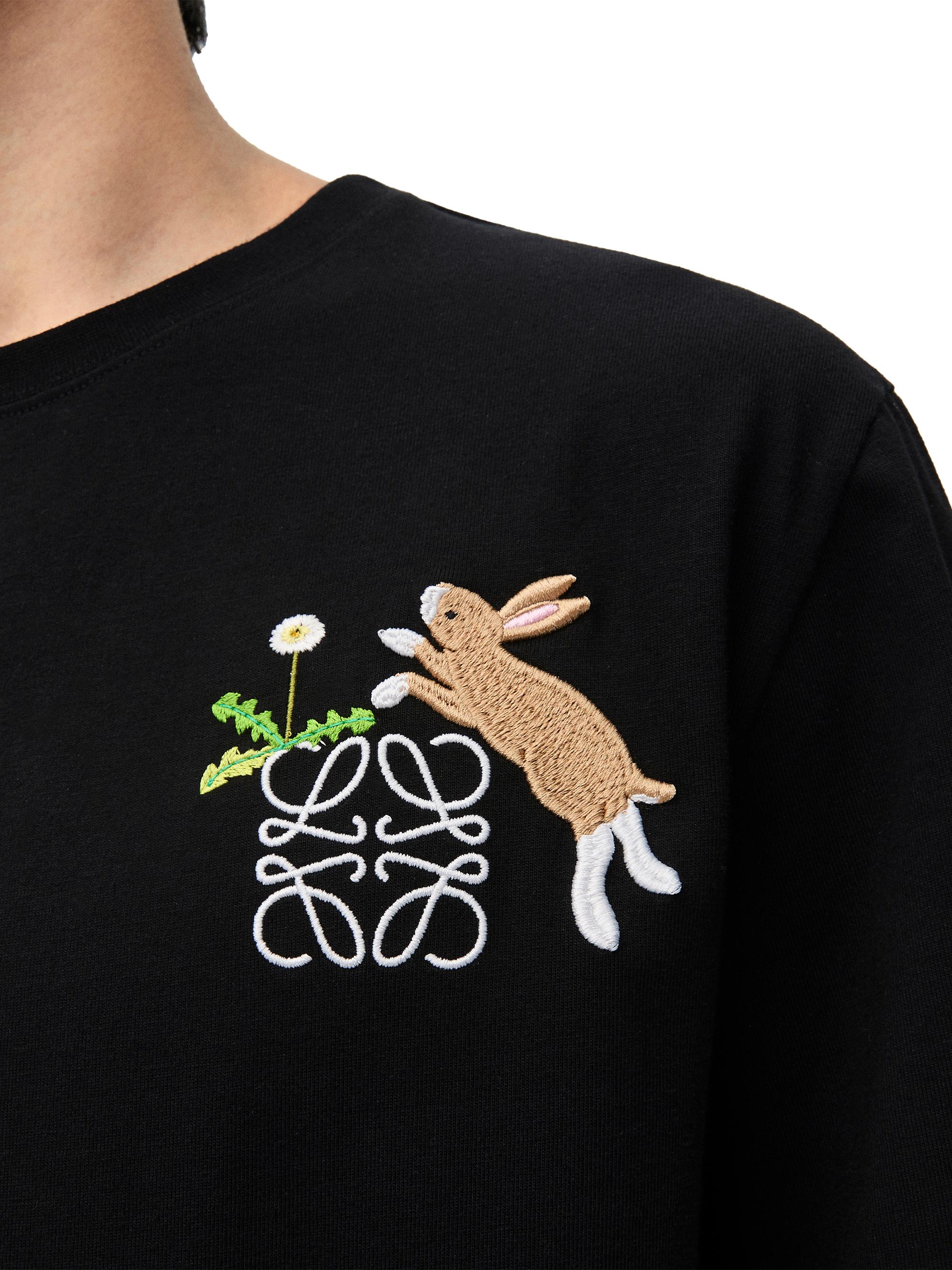 LOEWE Suna Fujita x LOEWE Rabbit Relaxed-Fit T-Shirt | Saks Fifth