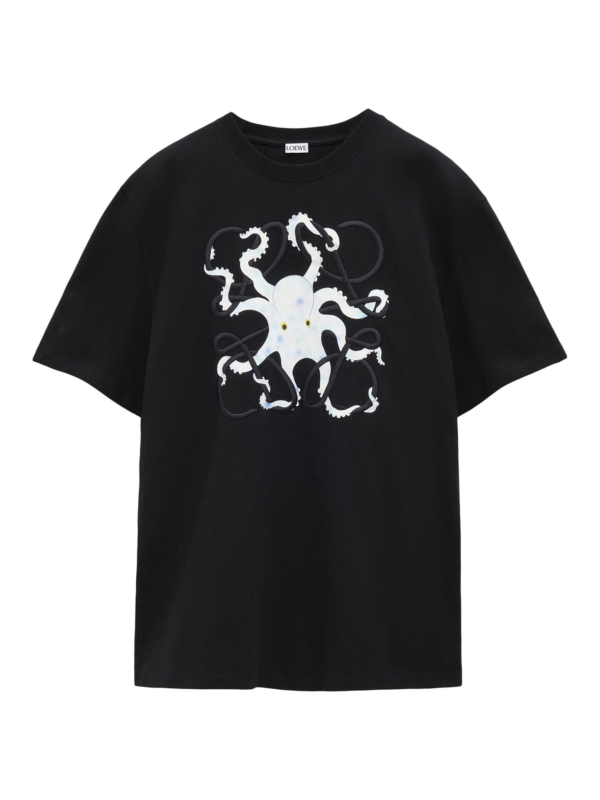 LOEWE Suna Fujita x LOEWE Octopus Relaxed-Fit T-Shirt | Saks Fifth