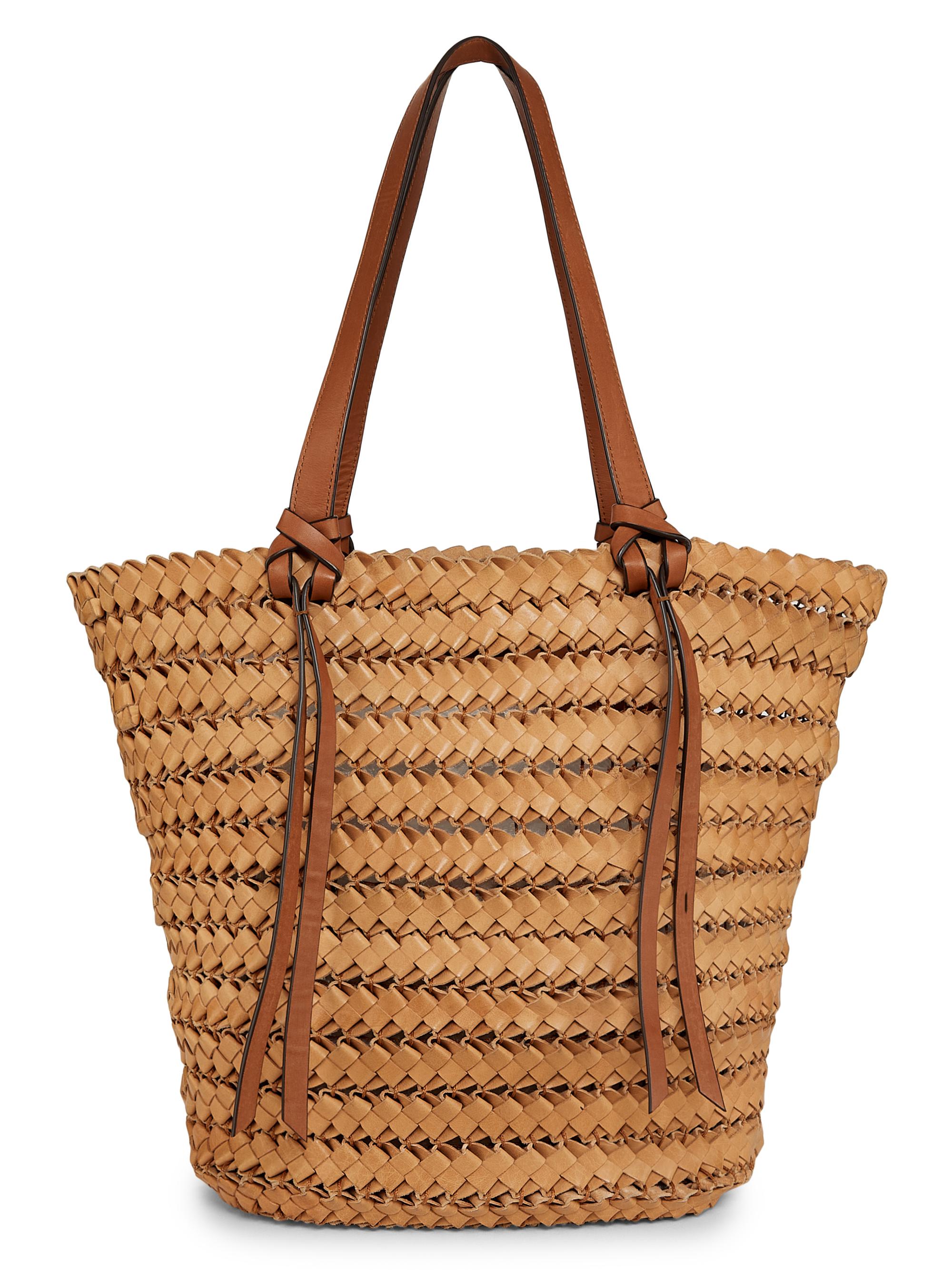 Ulla Johnson Women's Imani  Woven Leather Tote Bag - Natural