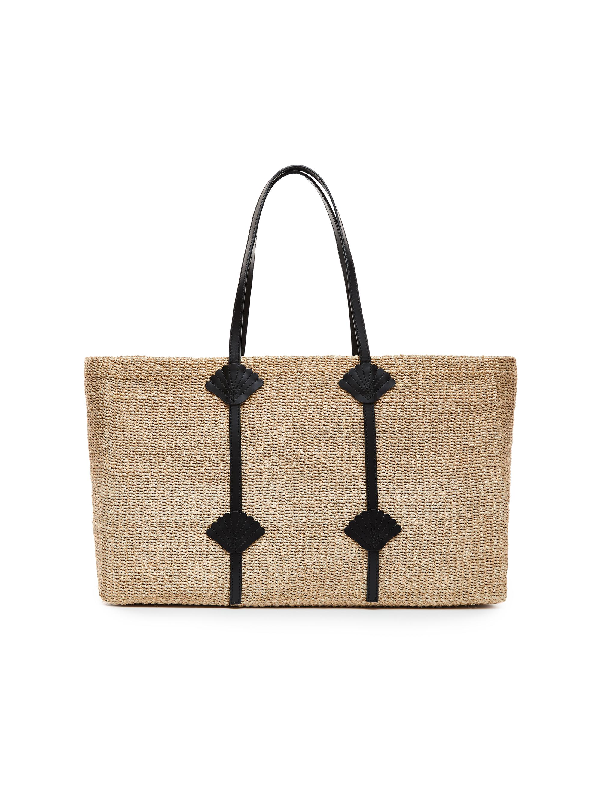 Poolside Women's St Tropez Artisanal Woven Tote - Midnight