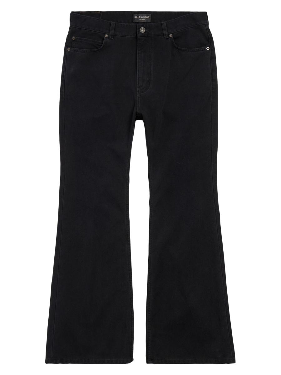 【送料&関税込】Balenciaga Jeans In Black Denim Balenciaga straight-leg Jeans | Black | FARFETCH