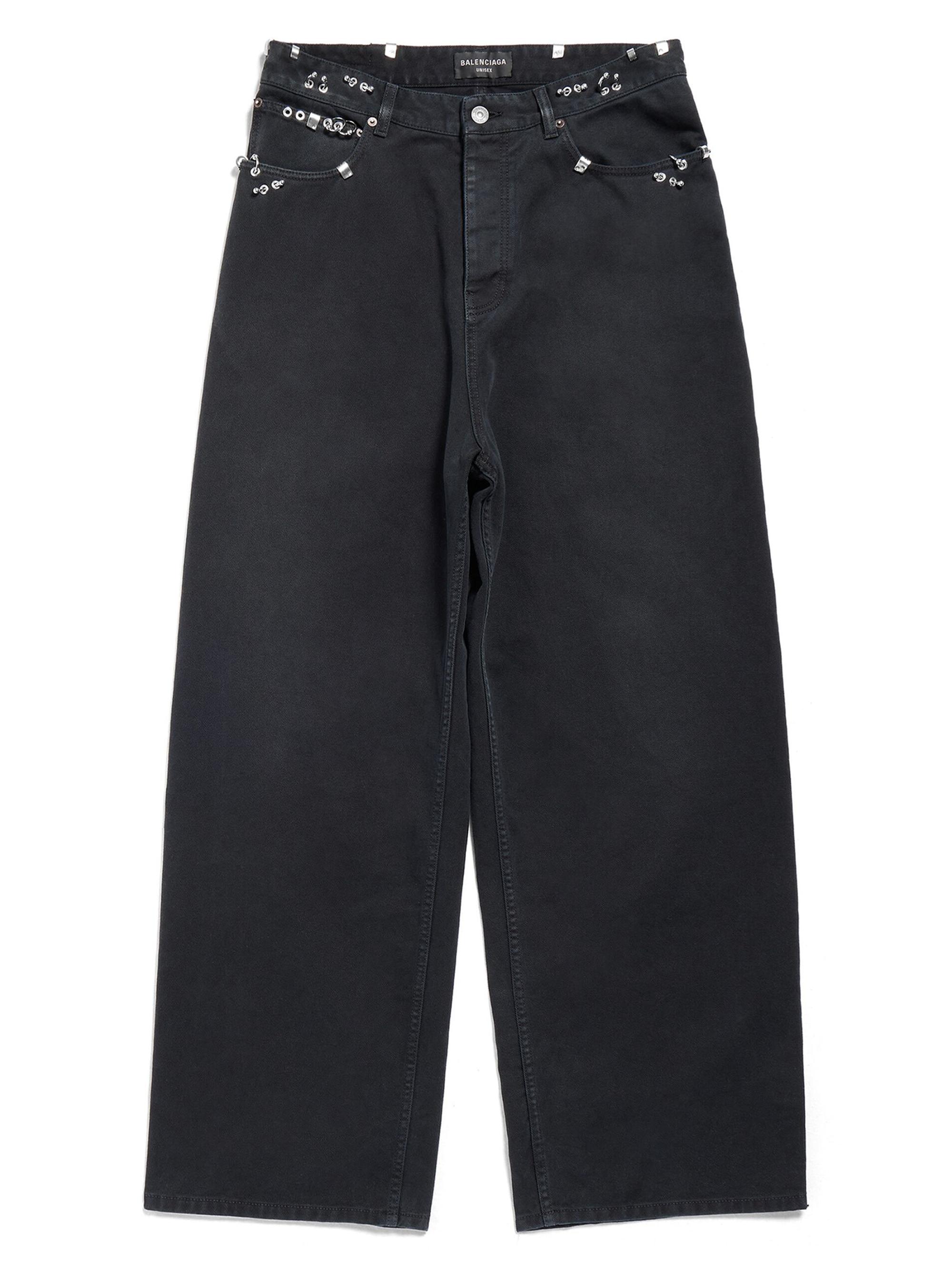 パンツ Balenciaga Large Baggy Jeans 22AW Oversized Baggy Pants in Light Blue | Balenciaga US