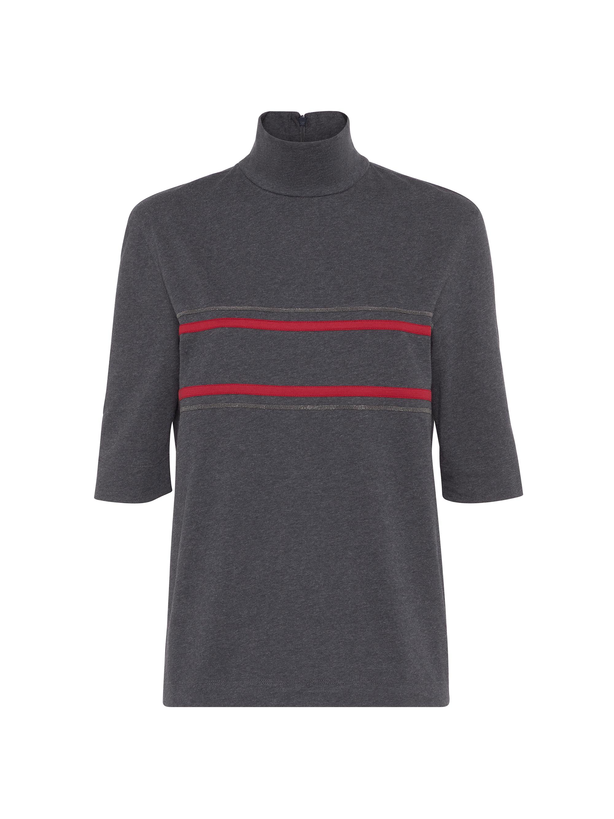 Brunello Cucinelli Women's Cotton Jersey T-Shirt - Anthracite