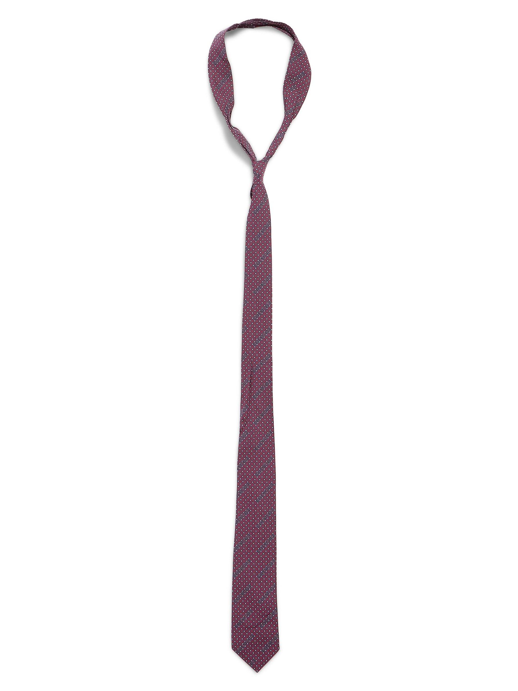 Balenciaga Men's Tie - Burgundy
