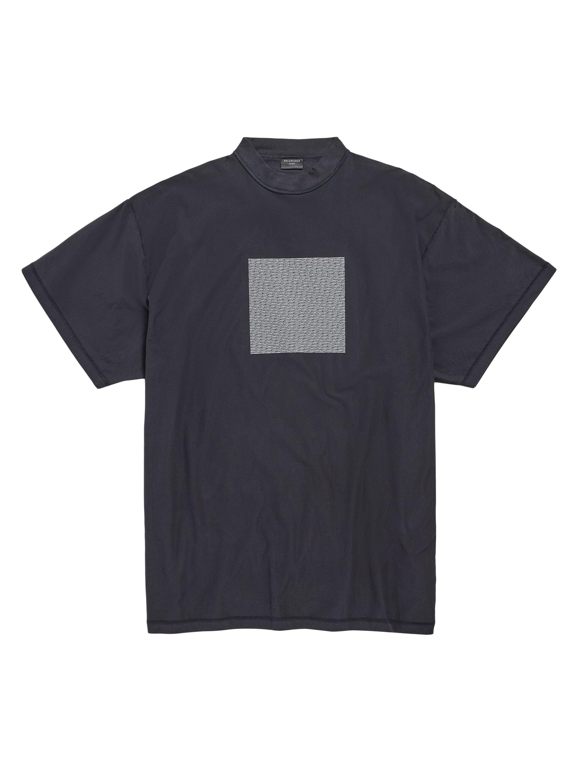 BALENCIAGA authentic tシャツ　ブラック New Tape Type T-shirt Medium Fit in Black | Balenciaga US