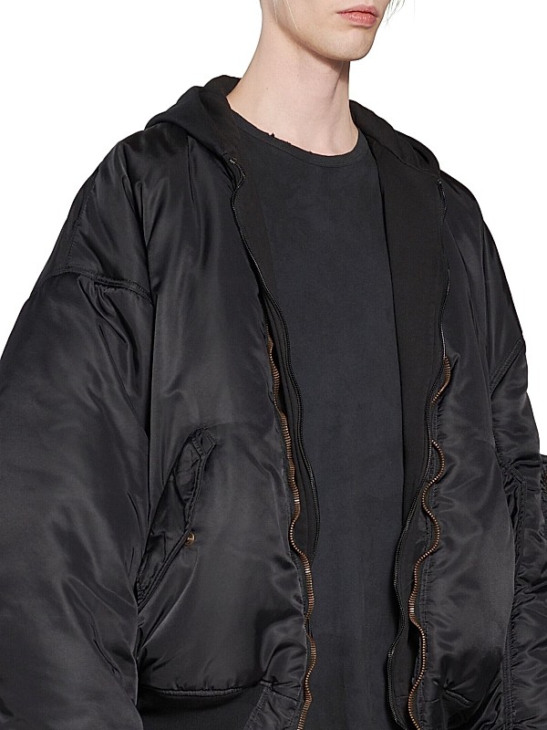 Shop Balenciaga Balenciaga Paris All in Bomber Jacket | Saks Shop Balenciaga Balenciaga Paris All in Bomber Jacket | Saks