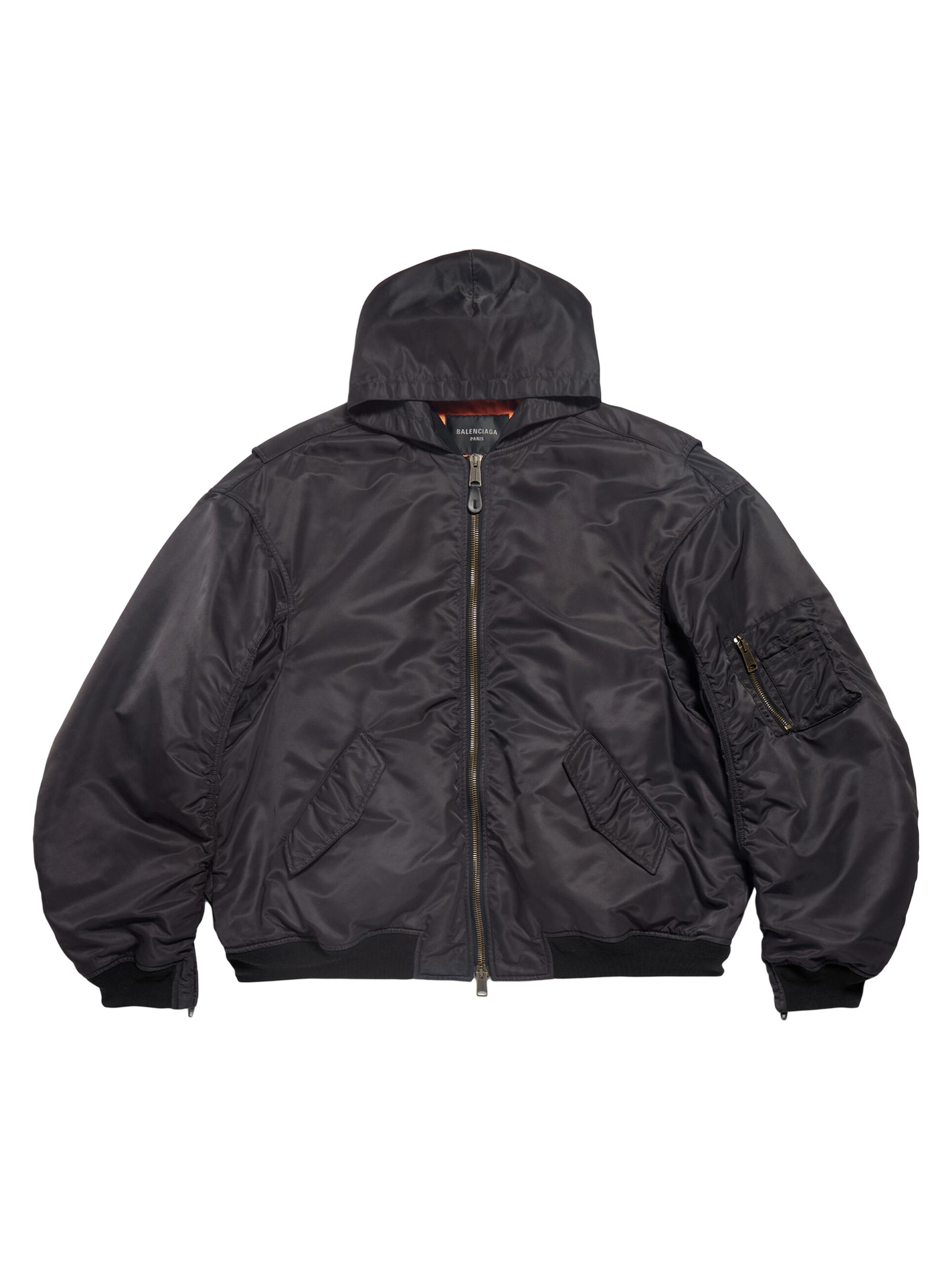 Balenciaga WFP Light Hooded Bomber Jacket | Saks Fifth Avenue