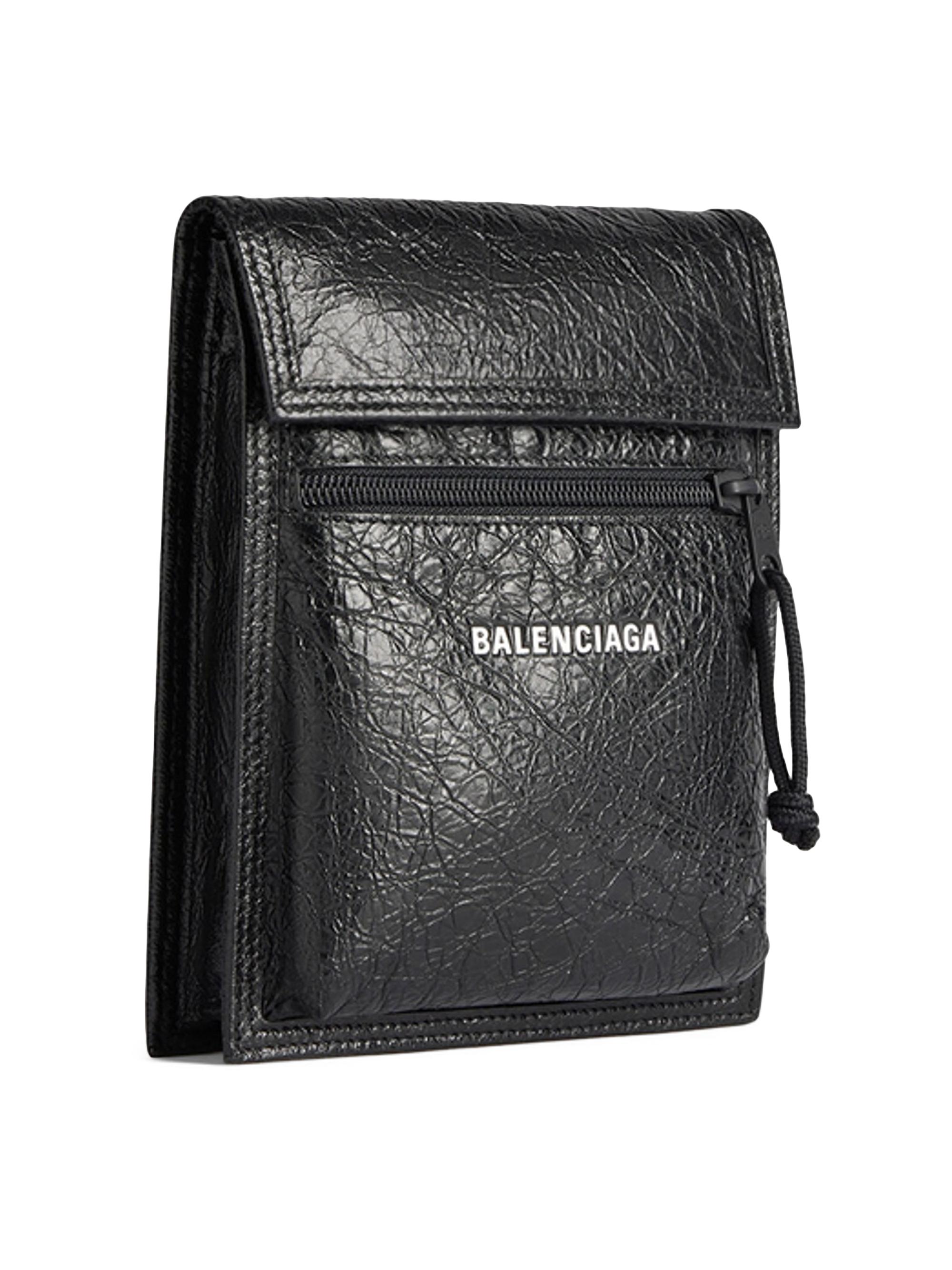 Balenciaga Explorer Small Pouch with Strap | Saks Fifth Avenue