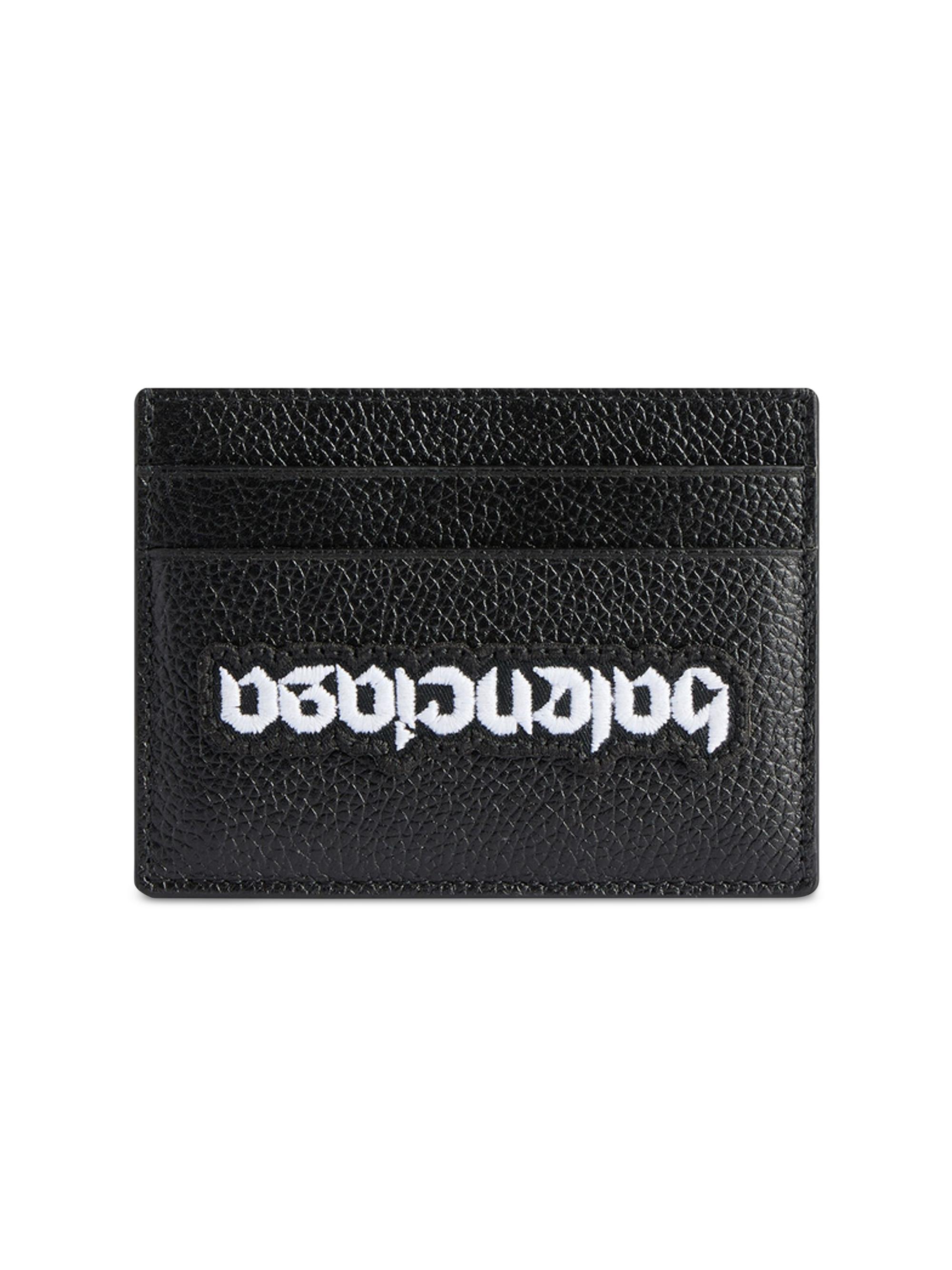 Balenciaga Men's Cash Card Holder - Black