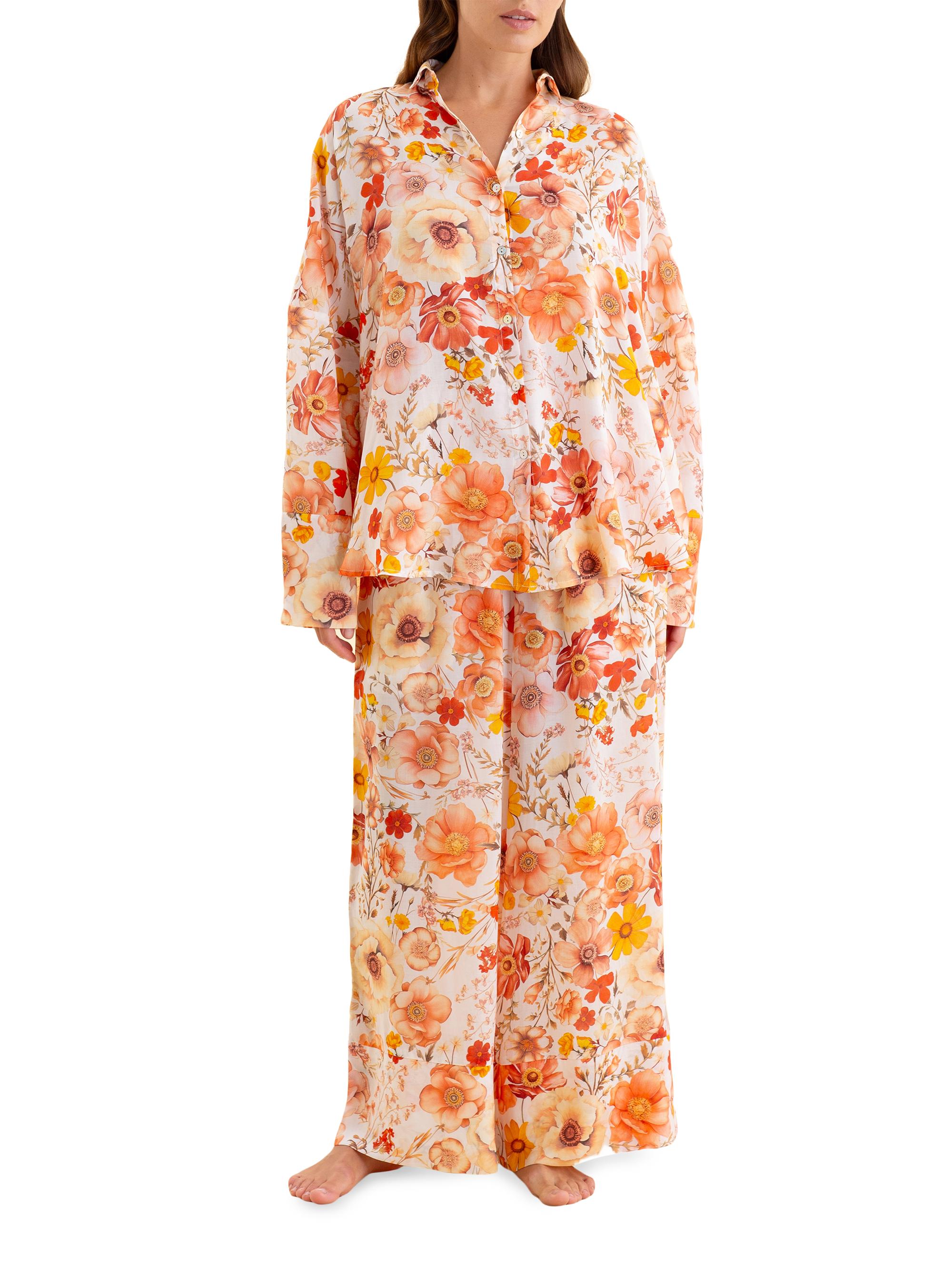 Papinelle Women's Lexi Relaxed Pajamas - White