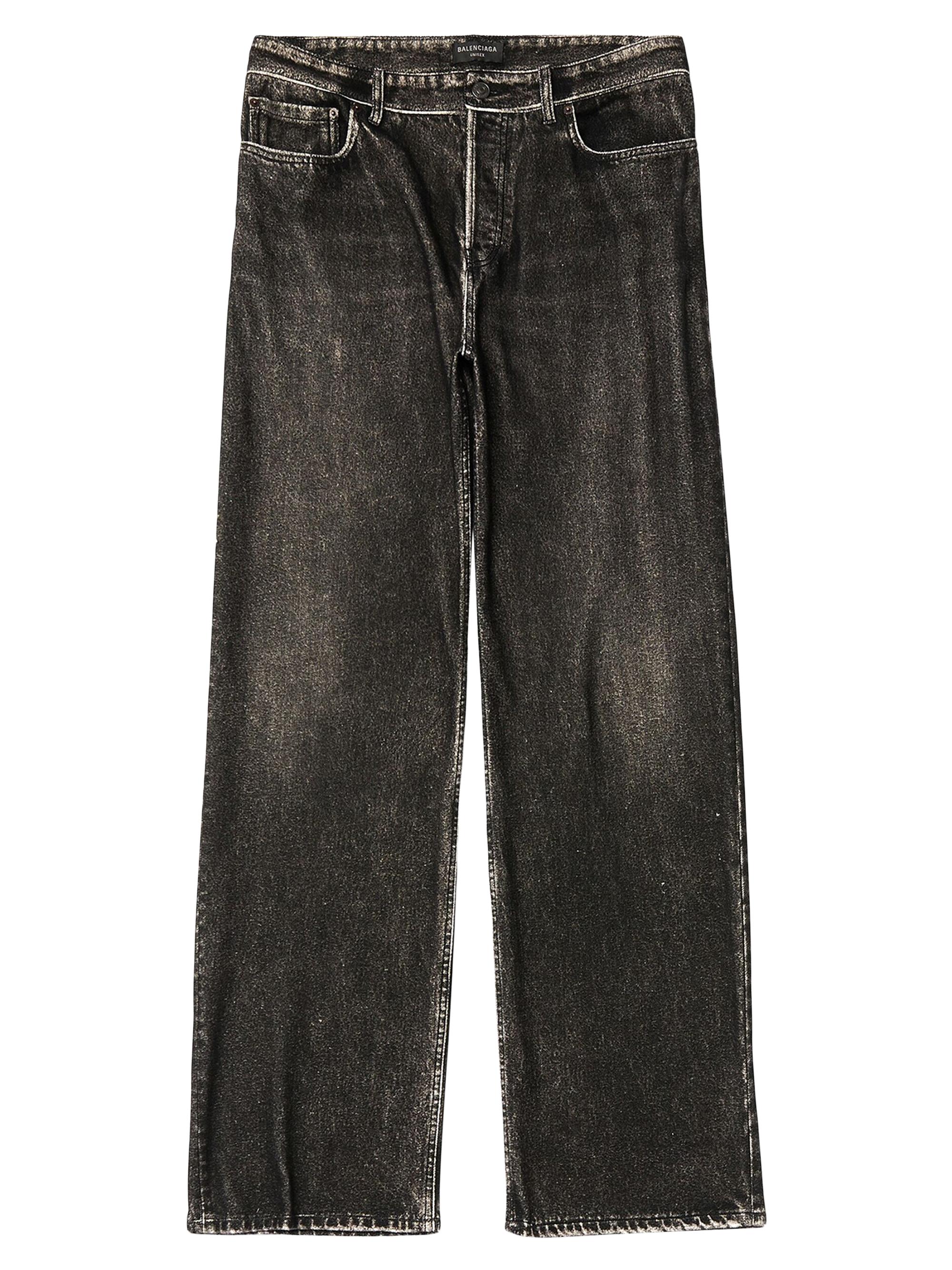 Balenciaga Denim Trompe L'il Jeans - Black