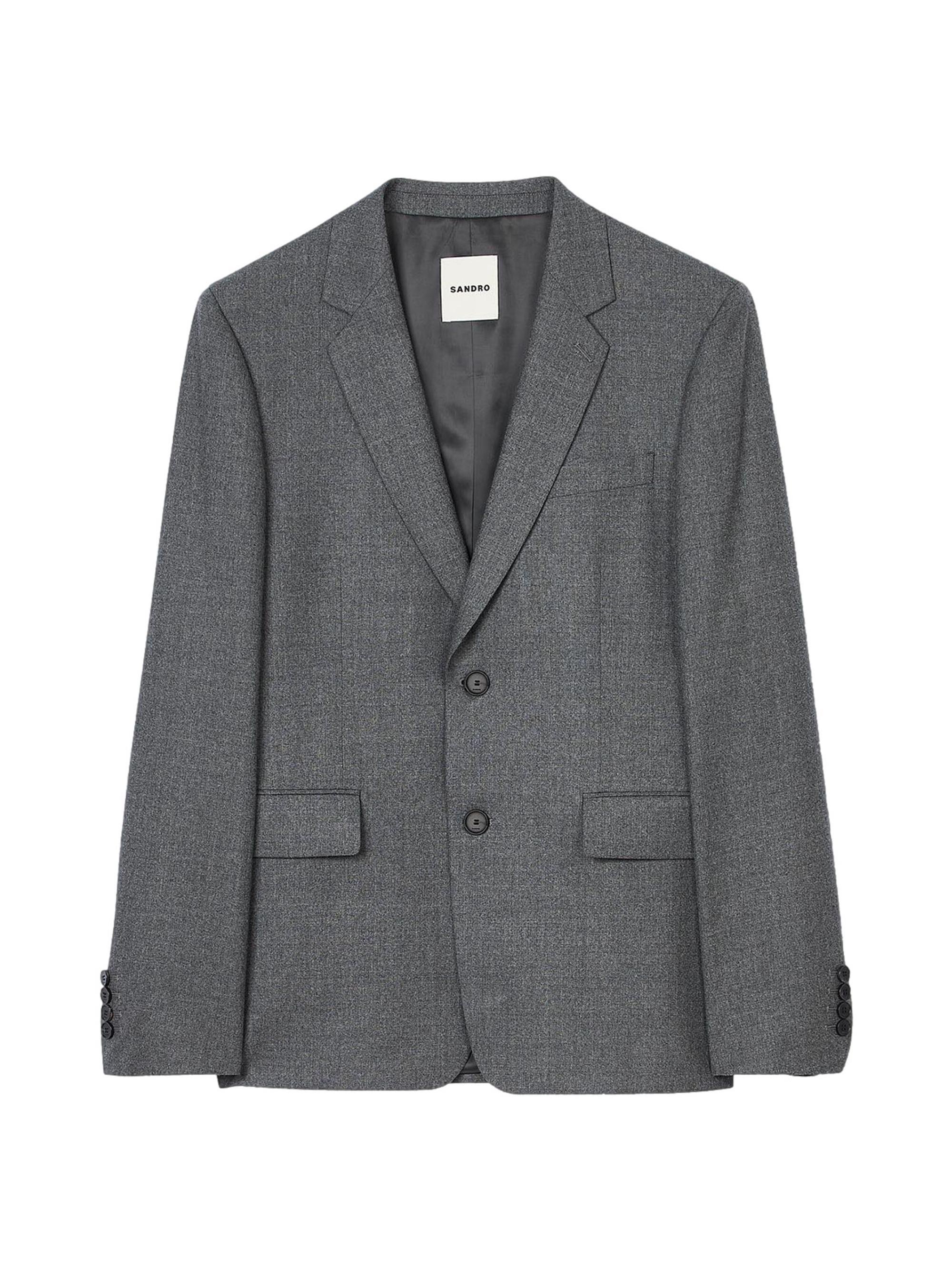 Sandro Men's Suit Jacket - Grey