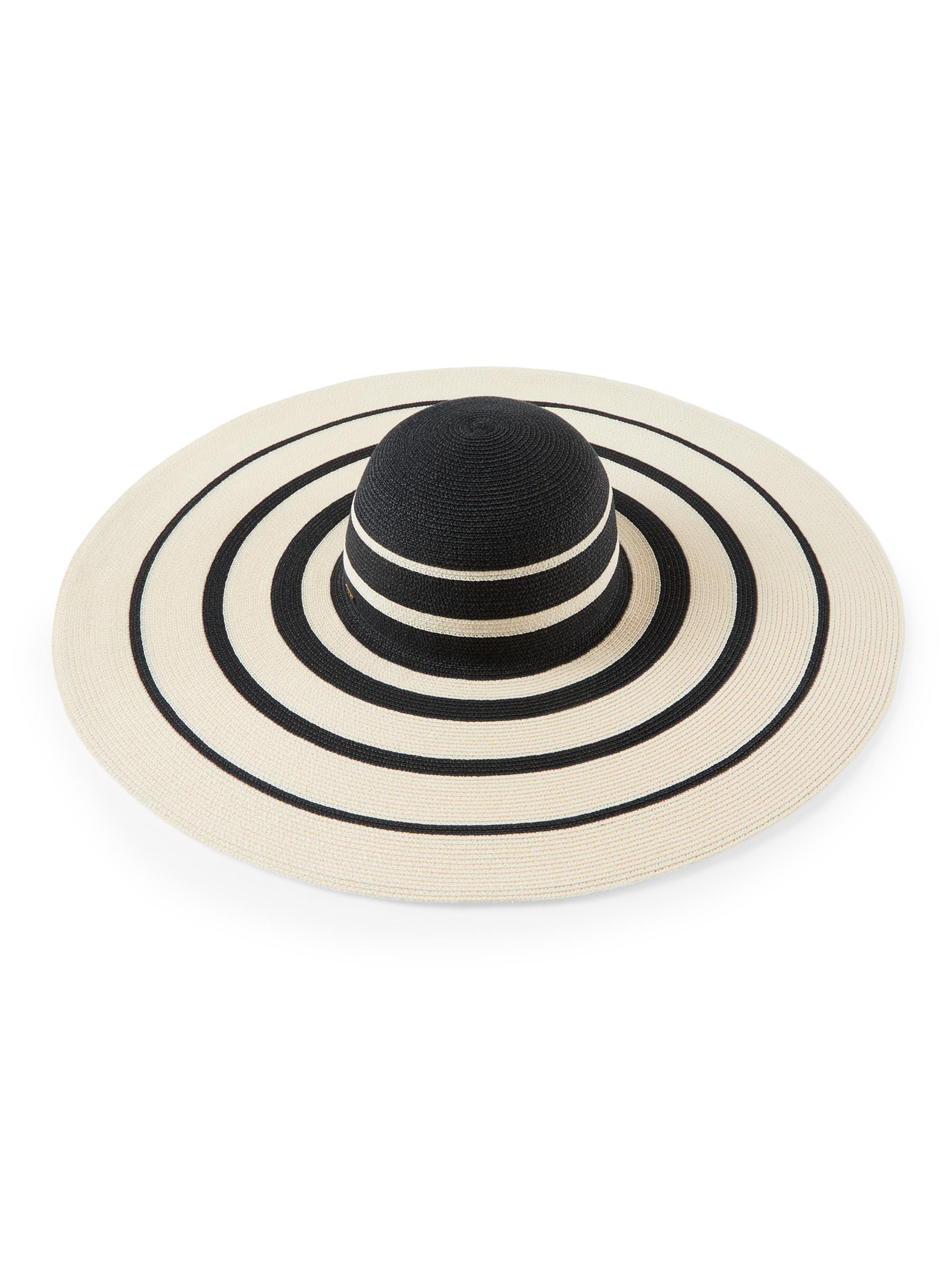 Eugenia Kim Women's Sunny Striped Sun Hat - Black