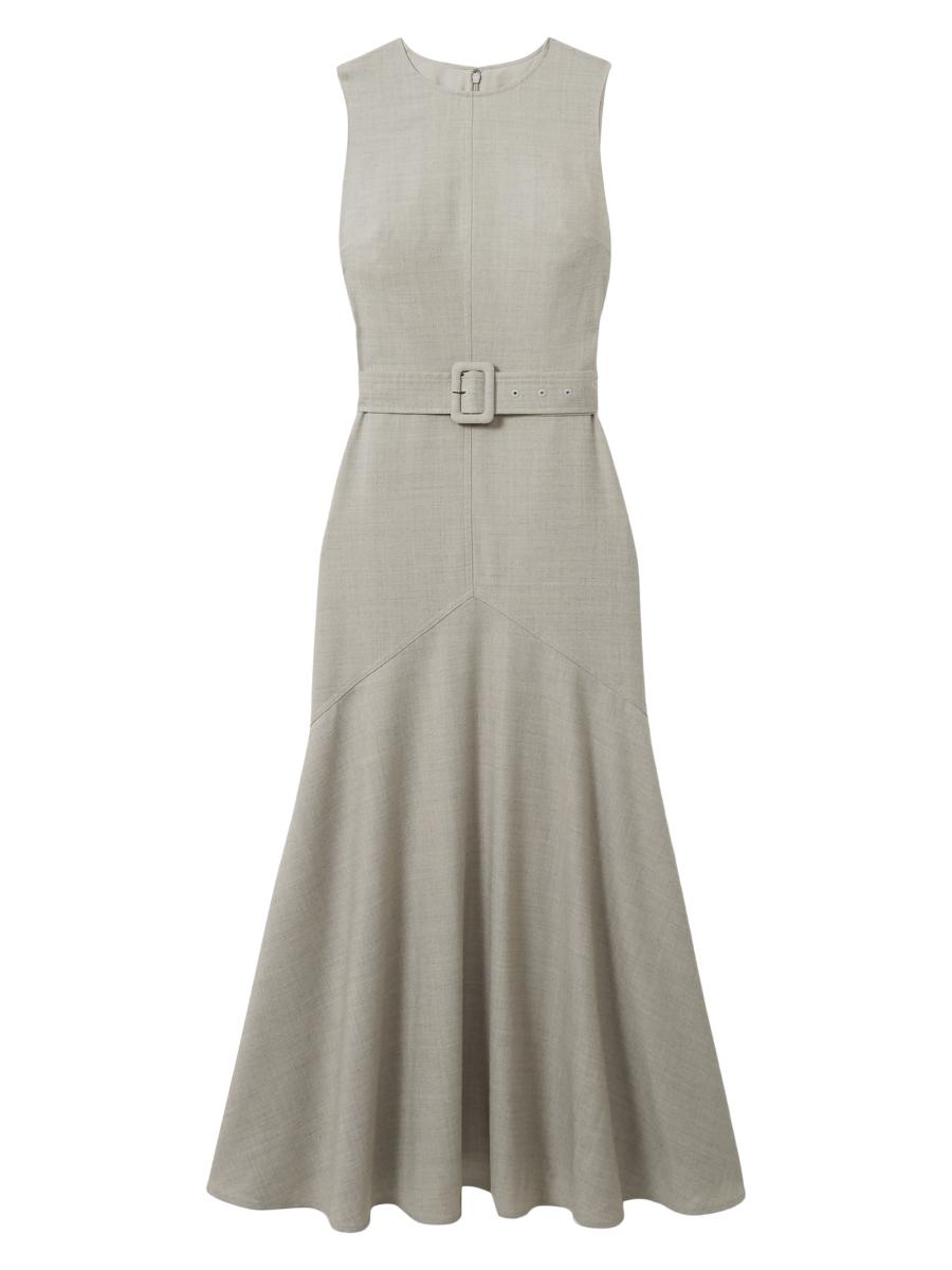 【海外限定】REISSワンピース☆Danni Belted Flared Midi Dress 0400022077906?wid=900